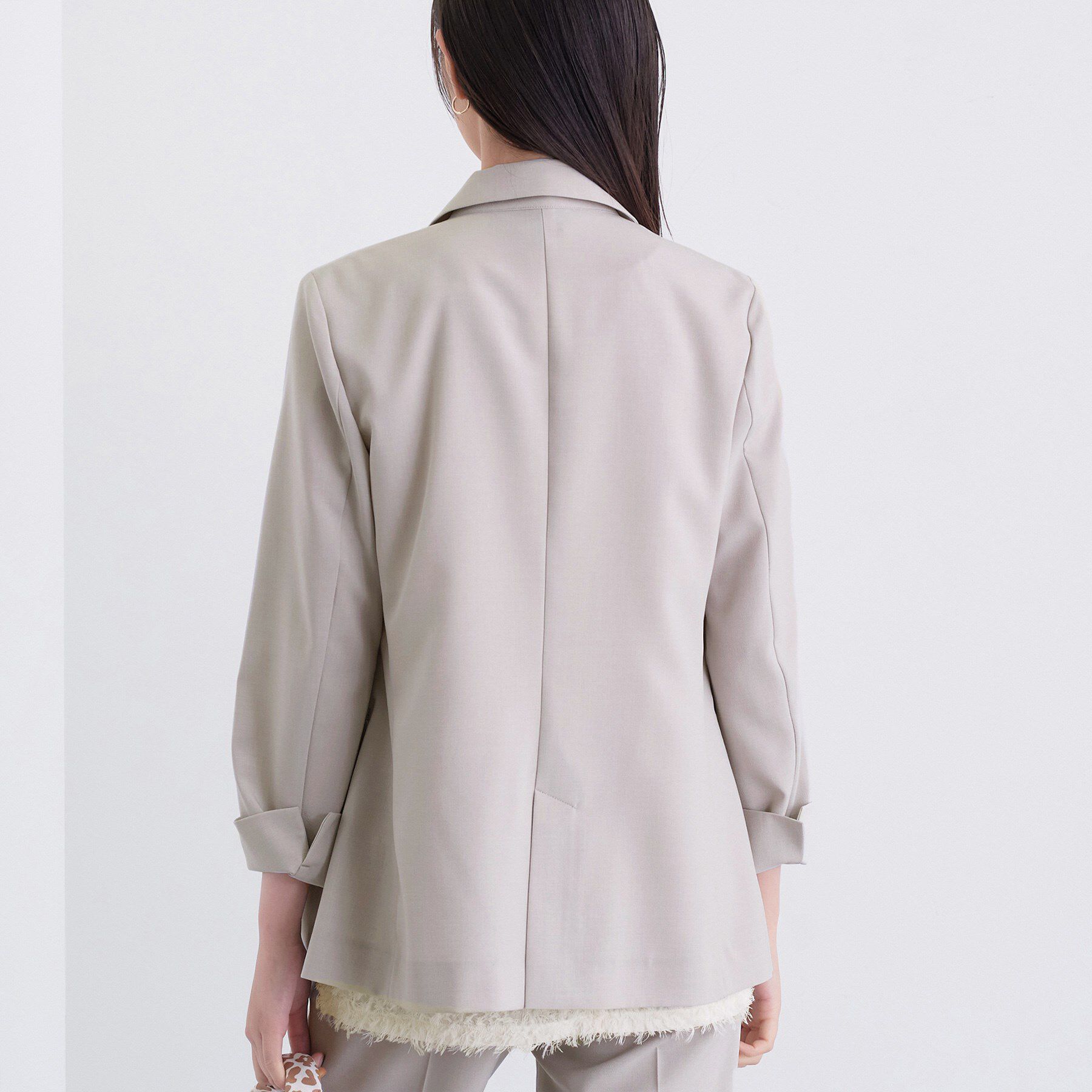 INDIVI「【UVケア】ライトダブルジャケット」|テーラードジャケット|