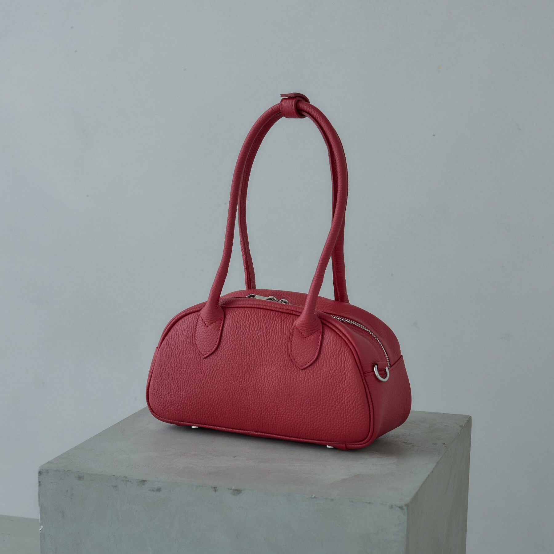 GALLEST「【MILLELA FIRENZE】ラウンドフォルムバッグ」|ショルダー・メッセンジャー|レッド(062)