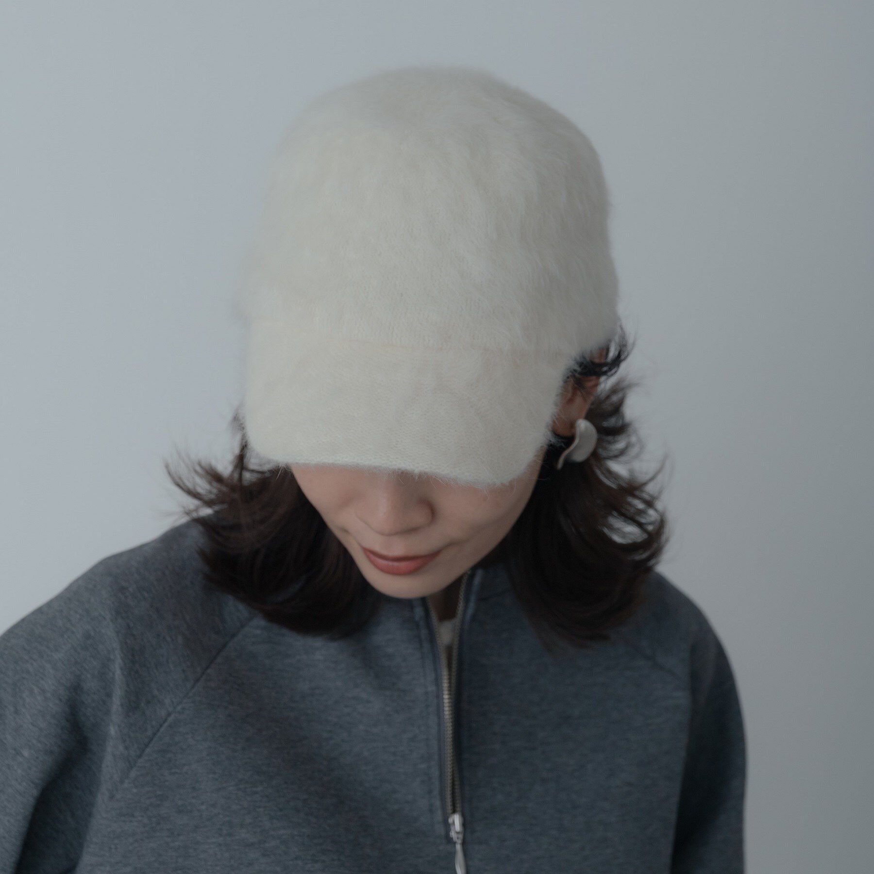 GALLEST「ファーキャップ」|キャップ・キャスケット|オフホワイト(003