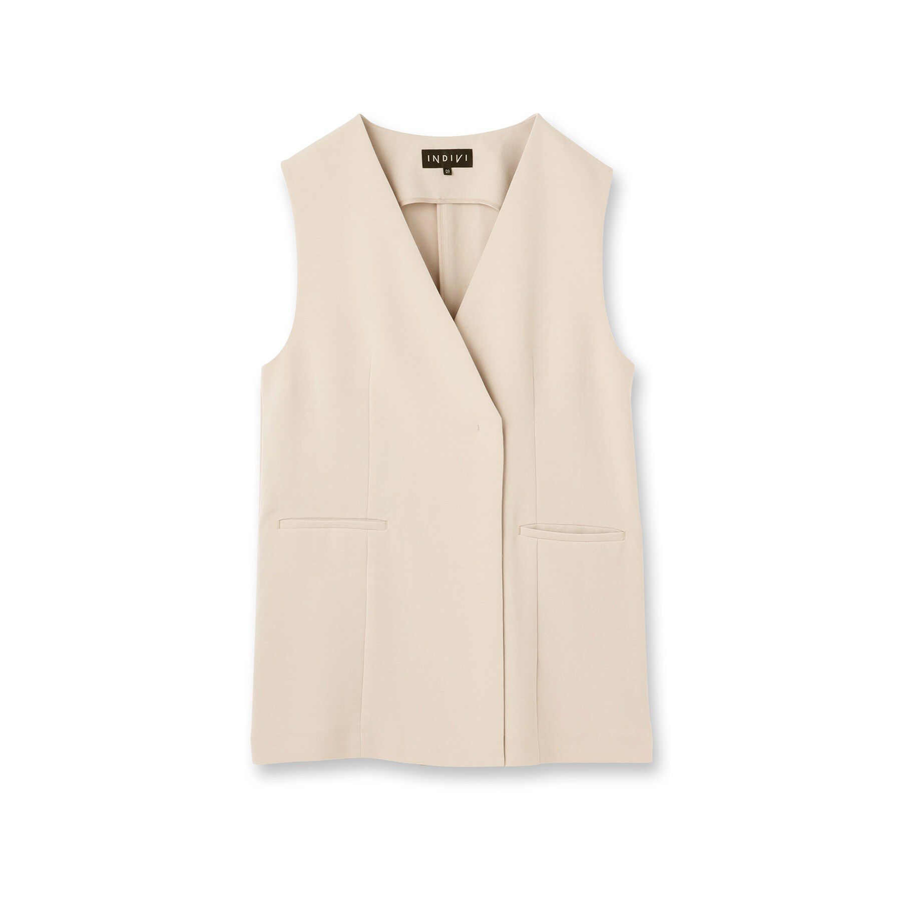 INDIVI「【洗える／多機能／SETUP可】着る日傘ジレジャケット」|ベスト・ジレ|