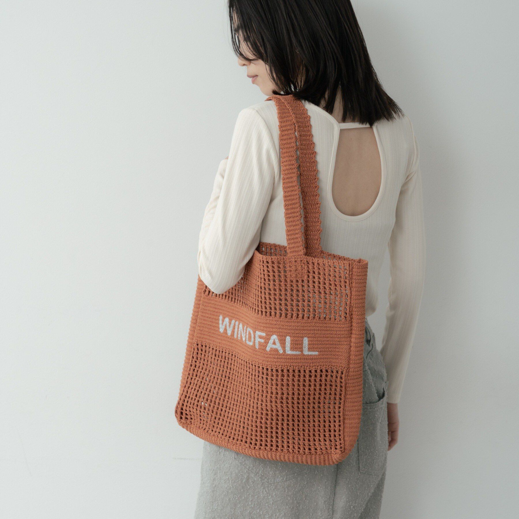 GALLEST「WINDFALLペーパートートバッグ」|トートバッグ|オレンジ(069)
