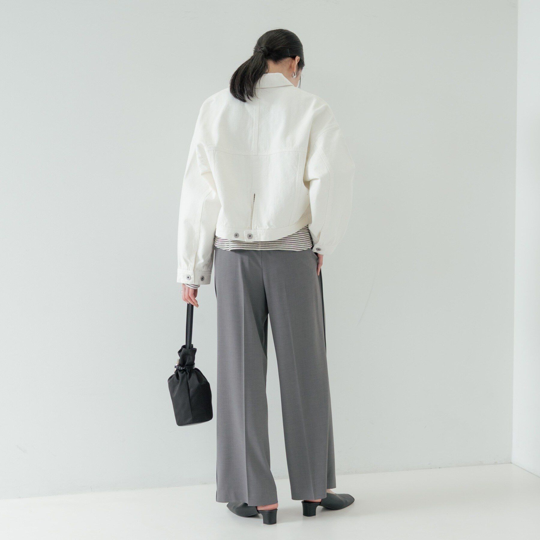 GALLEST「Comfy SET UP｜イージーストレートワイドパンツ【セットアップ対応／通勤／カセット服／接触冷」|その他|