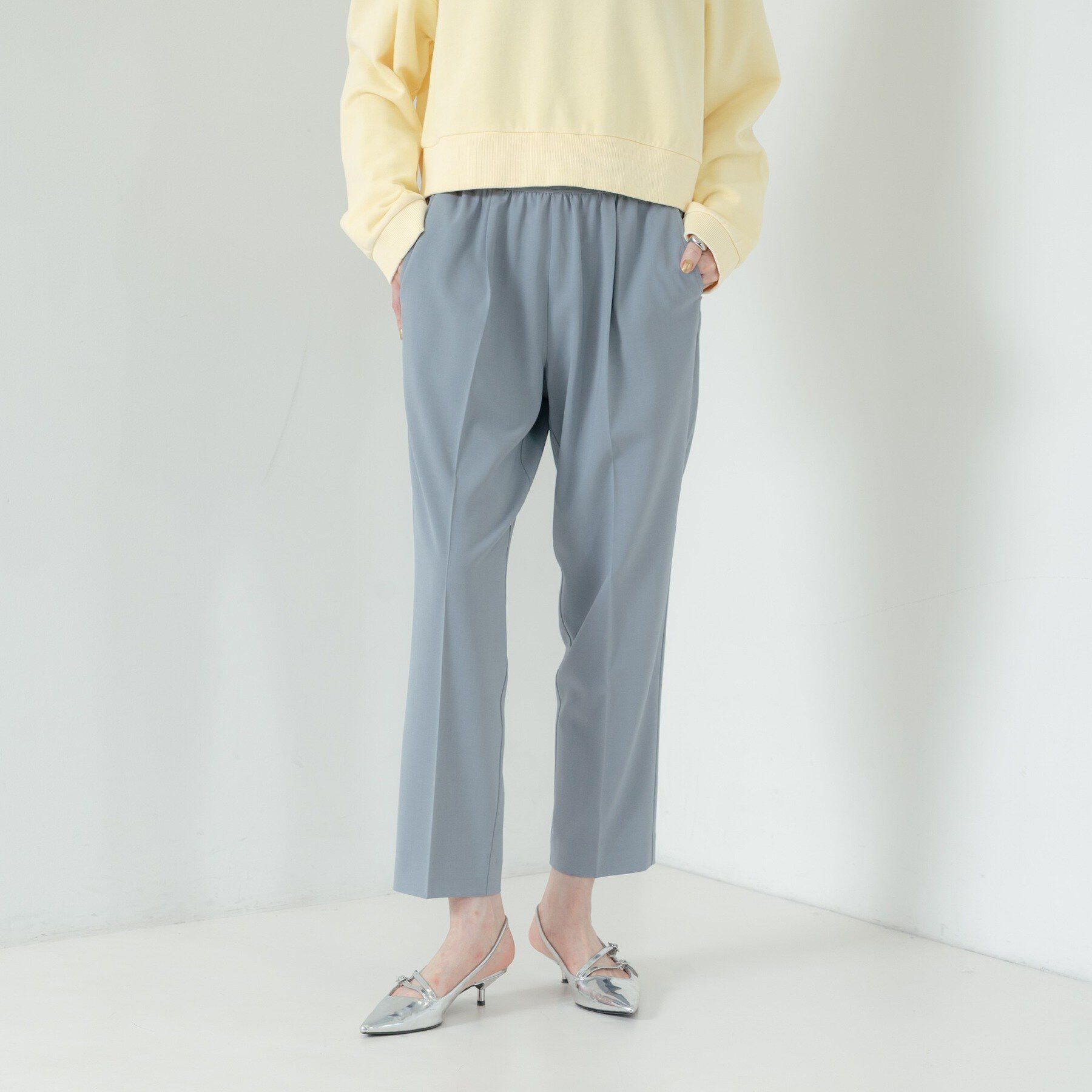 GALLEST「Comfy SET UP｜イージーテーパードパンツ【セットアップ対応／通勤／カセット服／接触冷感／U」|その他|