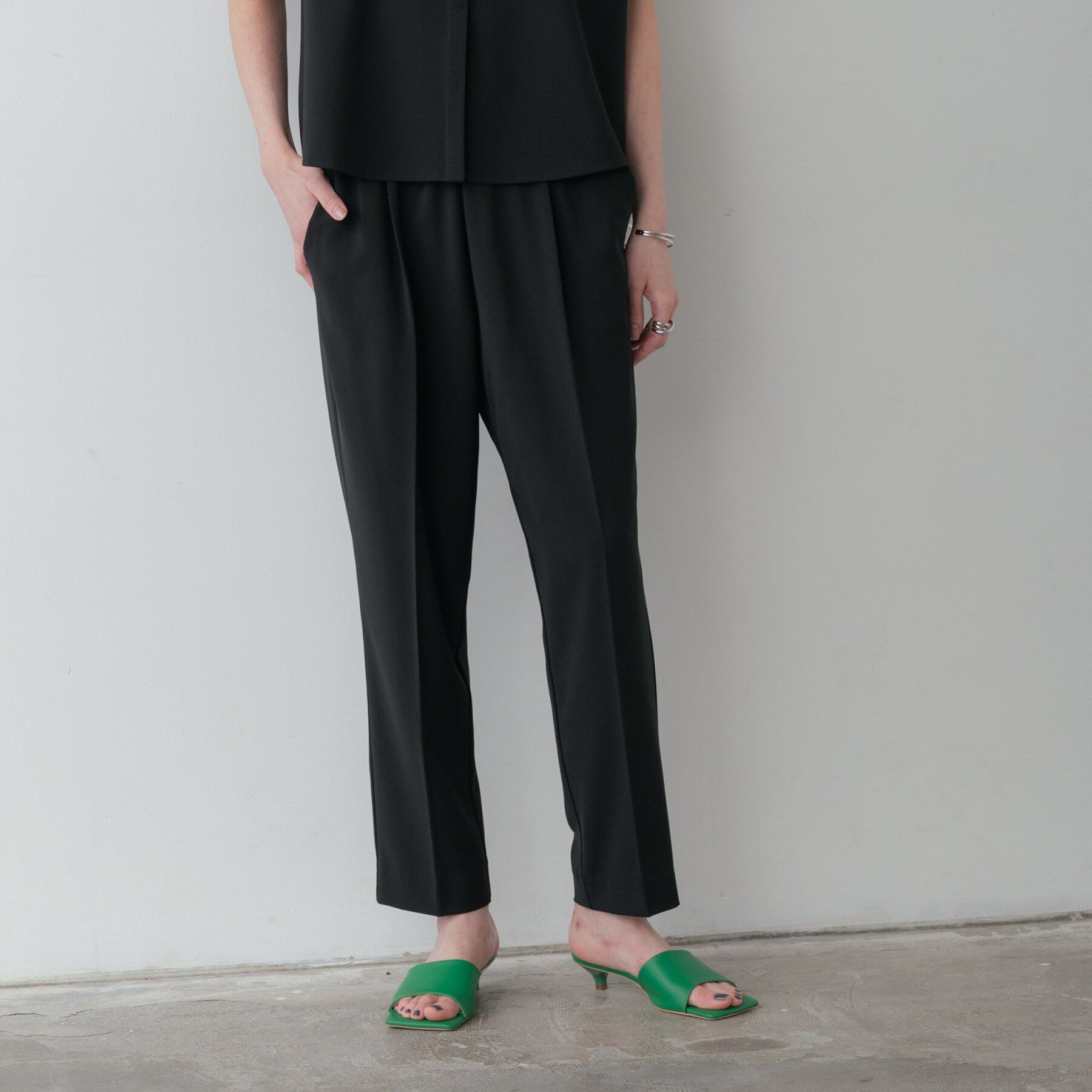 GALLEST「Comfy SET UP｜イージーテーパードパンツ【セットアップ対応／通勤／カセット服／接触冷感／U」|その他|