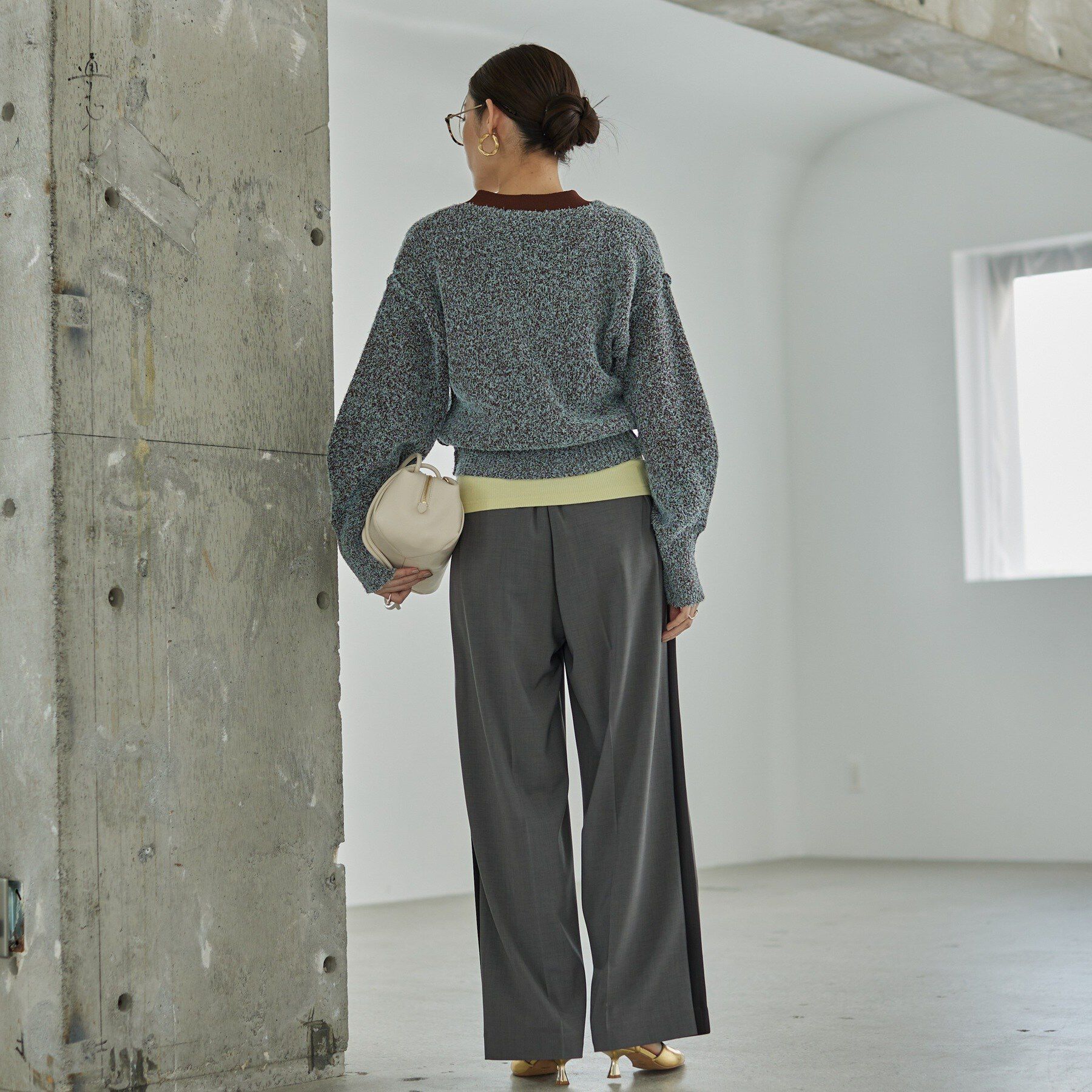 GALLEST「Comfy SET UP｜イージーサイドラインワイドパンツ【セットアップ対応／通勤／カセット服／接触」|その他|
