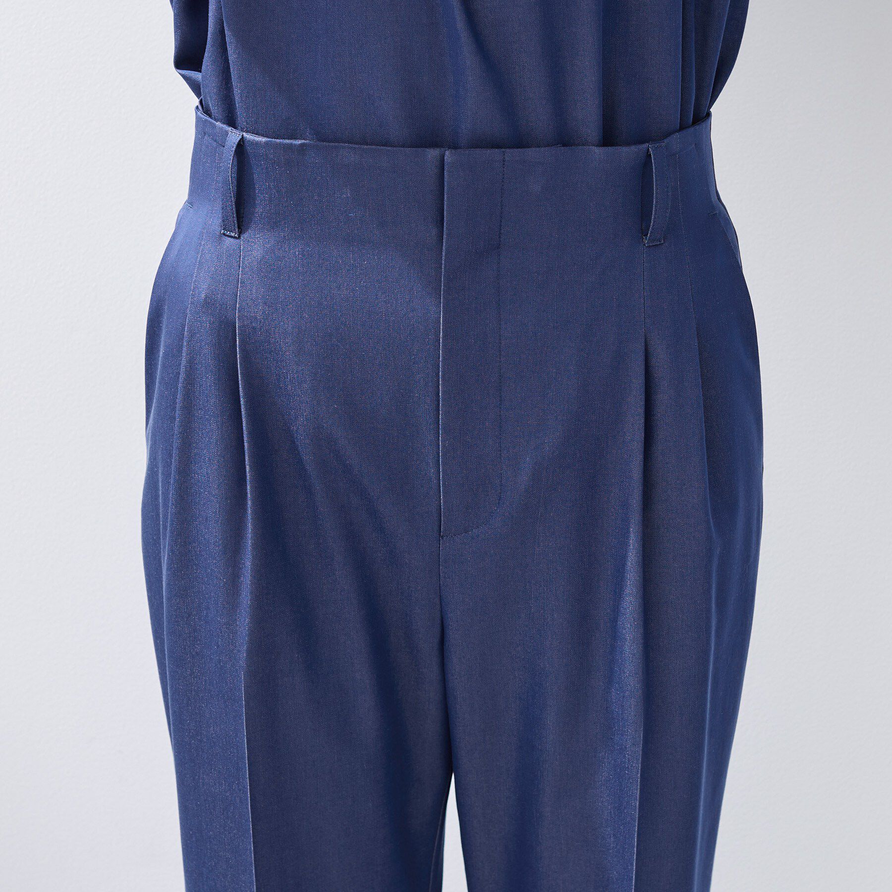 INDIVI「【洗える／UVケア／SETUP可能】デニムライクテーパードパンツ」|その他|