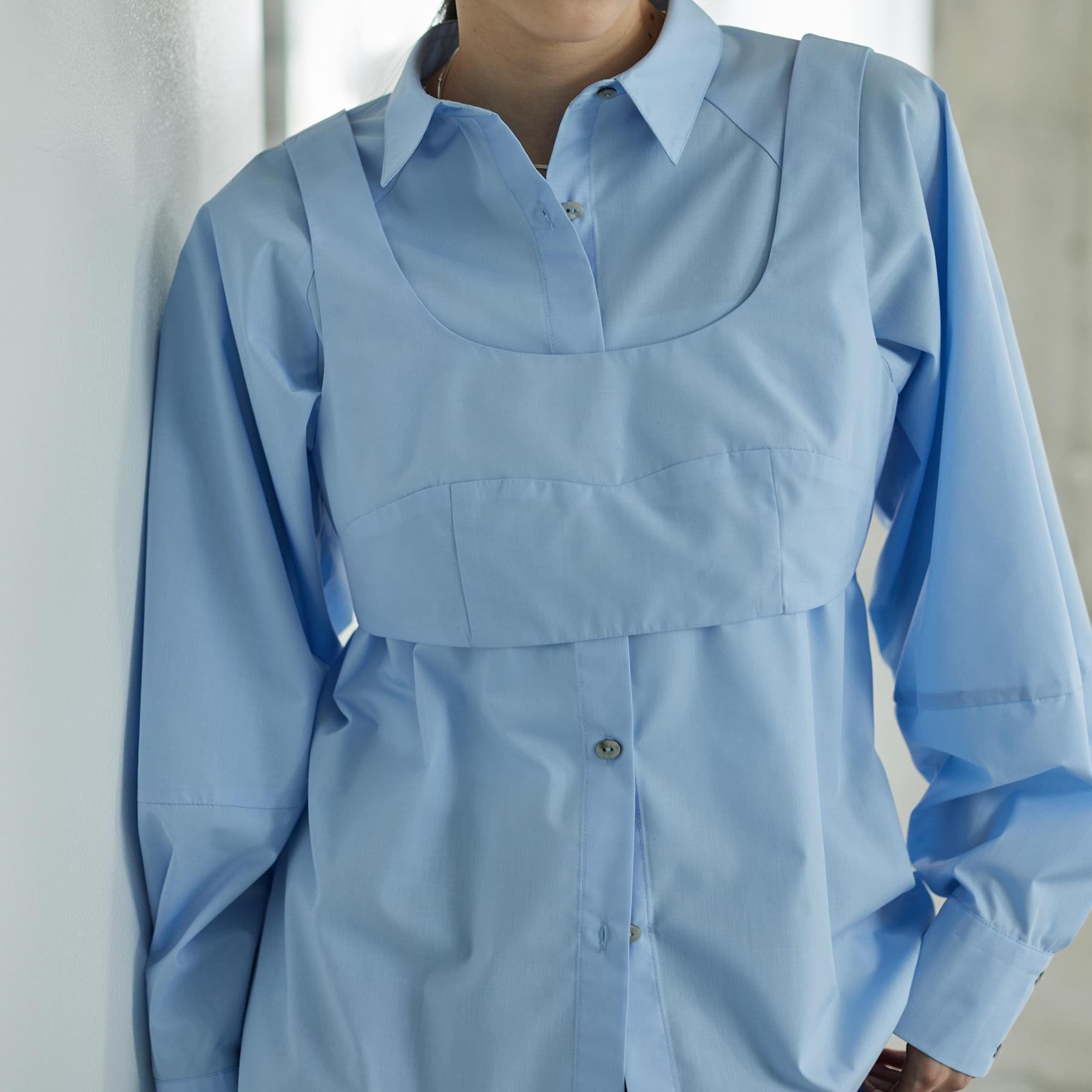 GALLEST「ビスチェSETフォルムシャツ」|シャツ・ブラウス|