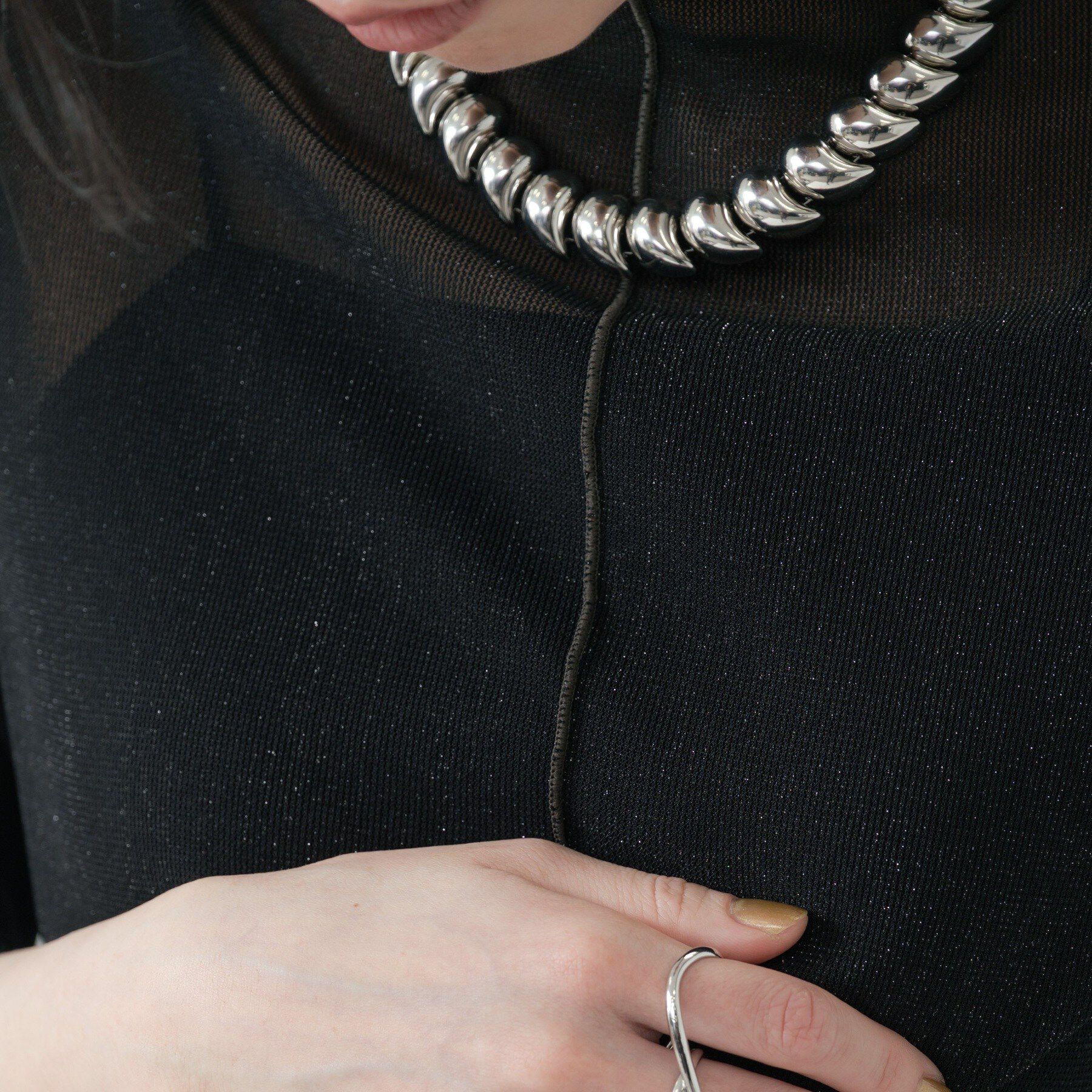 GALLEST「シアーラメカットソー」|Tシャツ・カットソー|