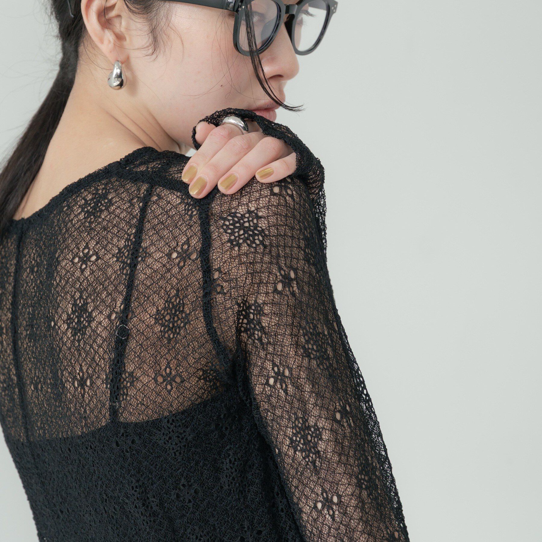 GALLEST「【2WAY】スリットレースプルオーバー」|Tシャツ・カットソー|