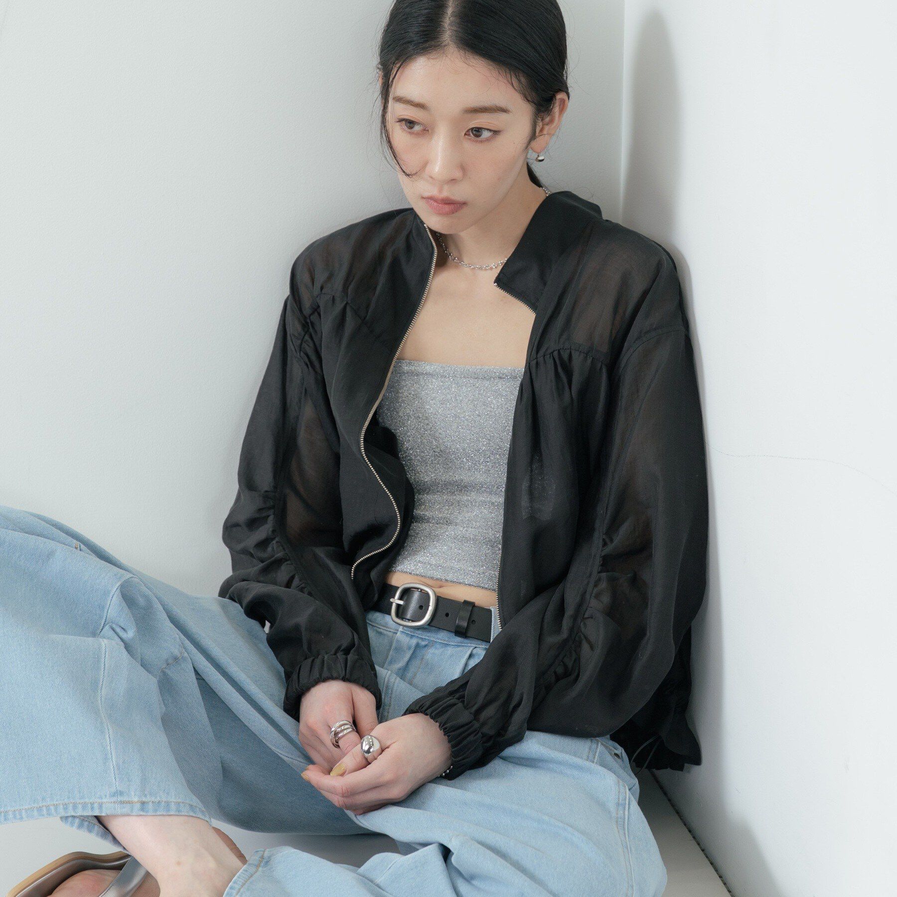 GALLEST「シアーシャーリングブルゾン」|ブルゾン・スタジャン|