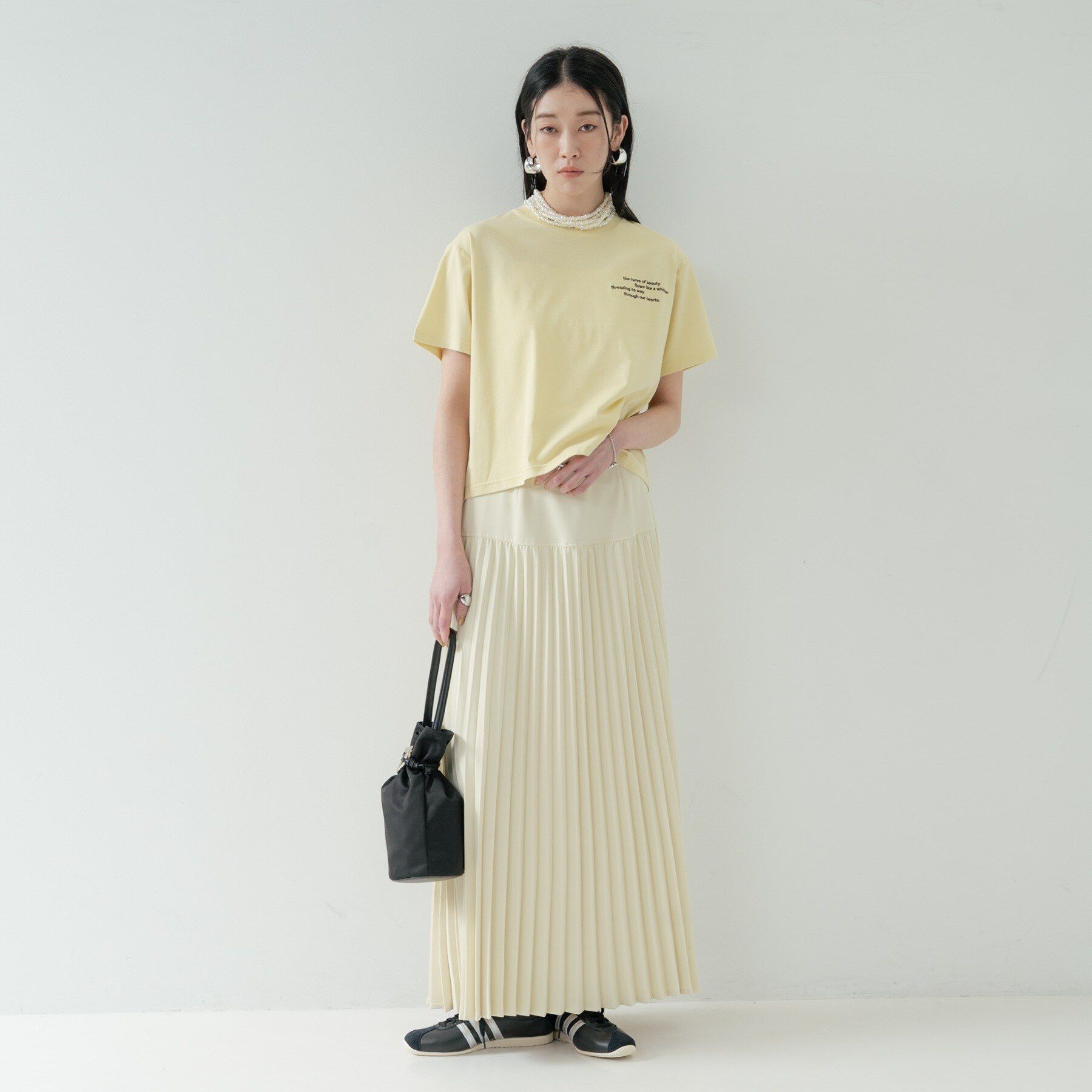 GALLEST「プリーツロングスカート」|スカート|