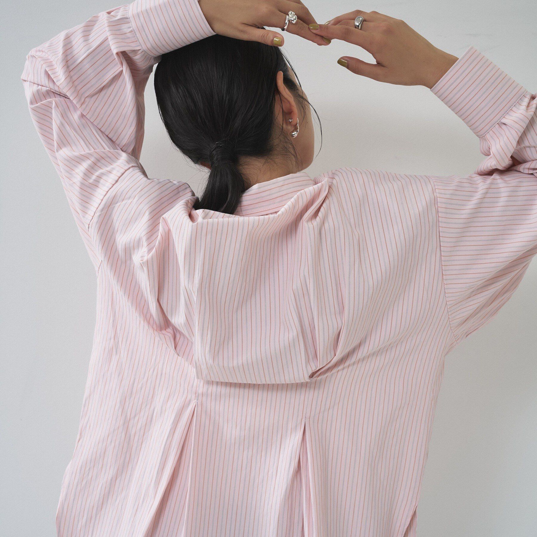 GALLEST「【一部店舗限定】ストライプタックシャツ」|シャツ・ブラウス|