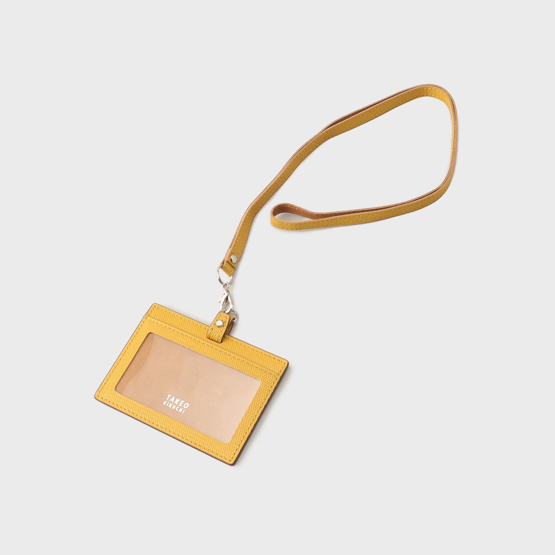 TAKEO KIKUCHI「【ソフト＆ナチュラル】ミニメッシュ レザー IDカードホルダー」|名刺入れ・カードケース|