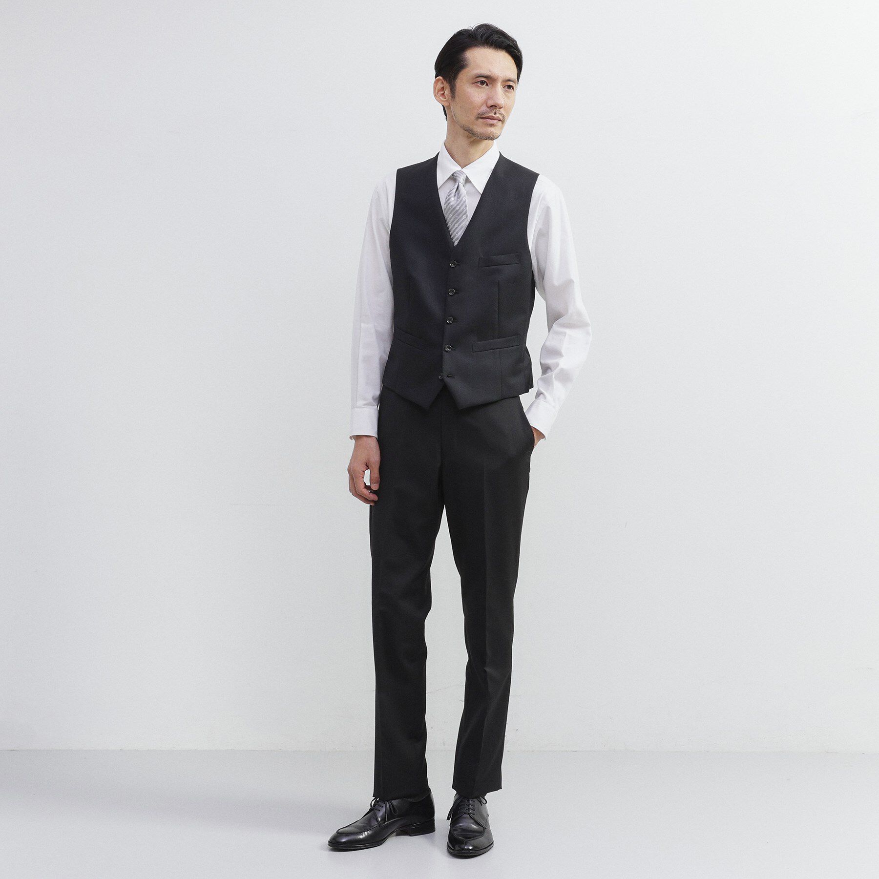 TAKEO KIKUCHI「【Made in JAPAN】矢絣（やがすり）ベスト／ スリーピース対応」|スーツ|