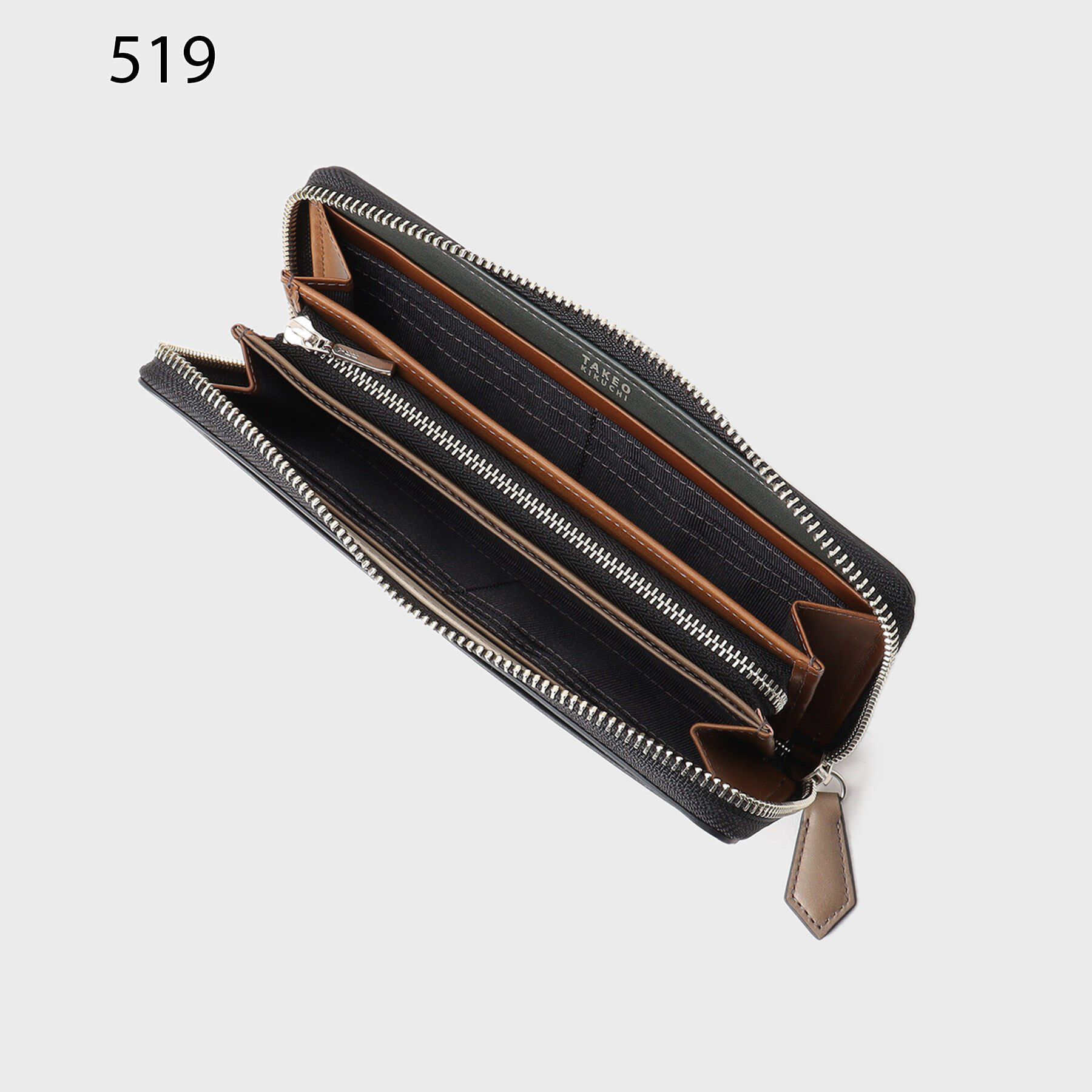 TAKEO KIKUCHI「アンティーク調レザー ラウンドファスナー 長財布」|財布|