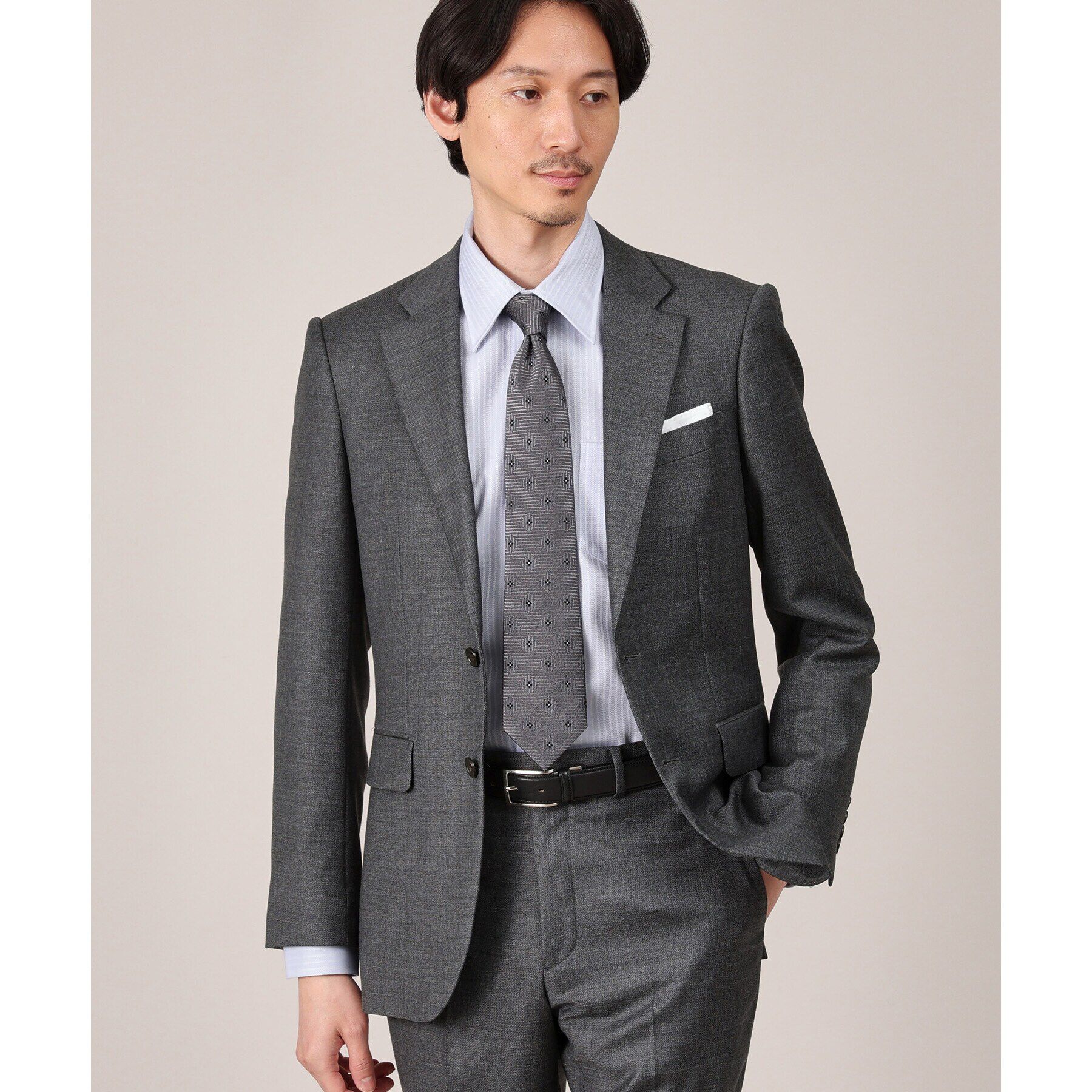 TAKEO KIKUCHI「ドビーストライプ ビジネス シャツ」|シャツ・ブラウス|