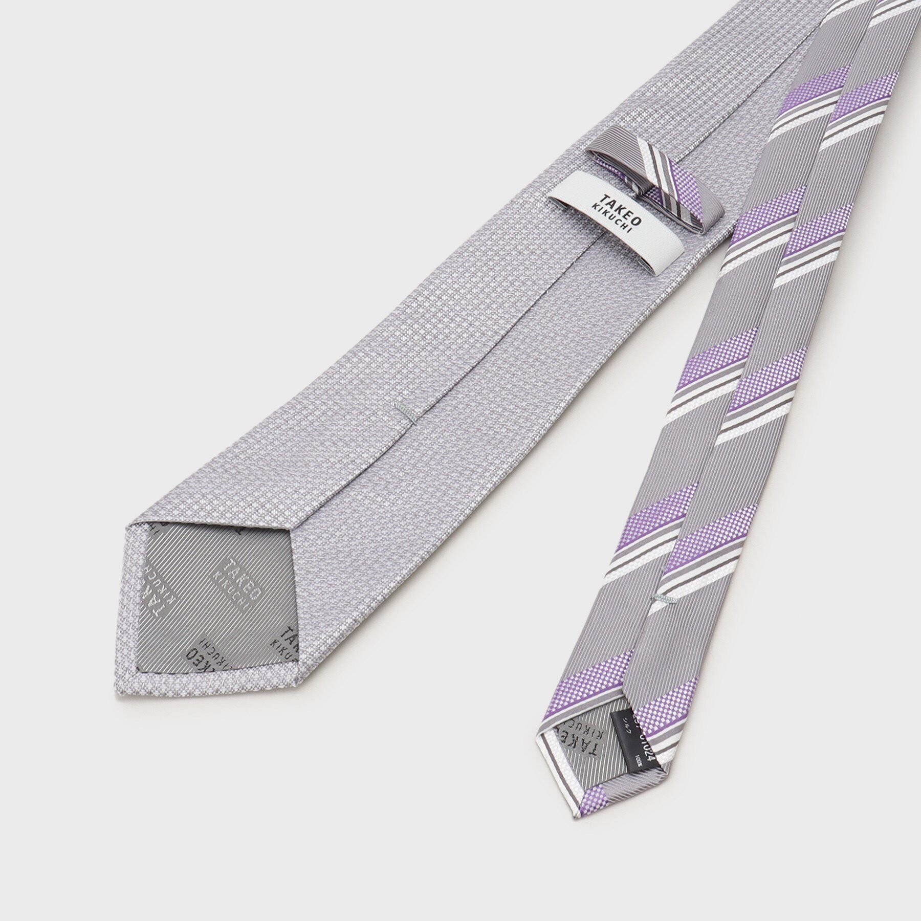TAKEO KIKUCHI「【BOXセット】無地ネクタイ&タイバー」|ネクタイ・蝶ネクタイ|