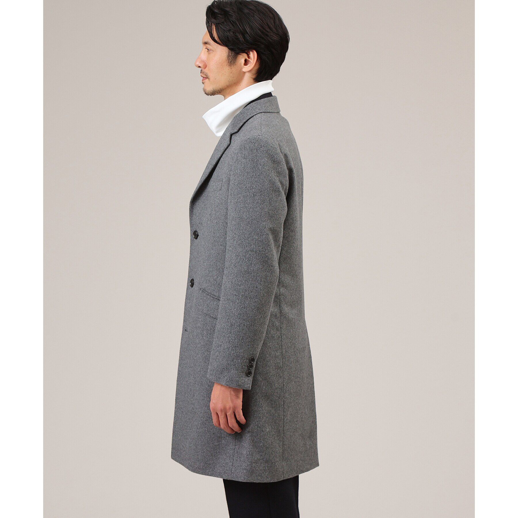 TAKEO KIKUCHI「ウールカシミヤブレンド チェスターコート」|その他|