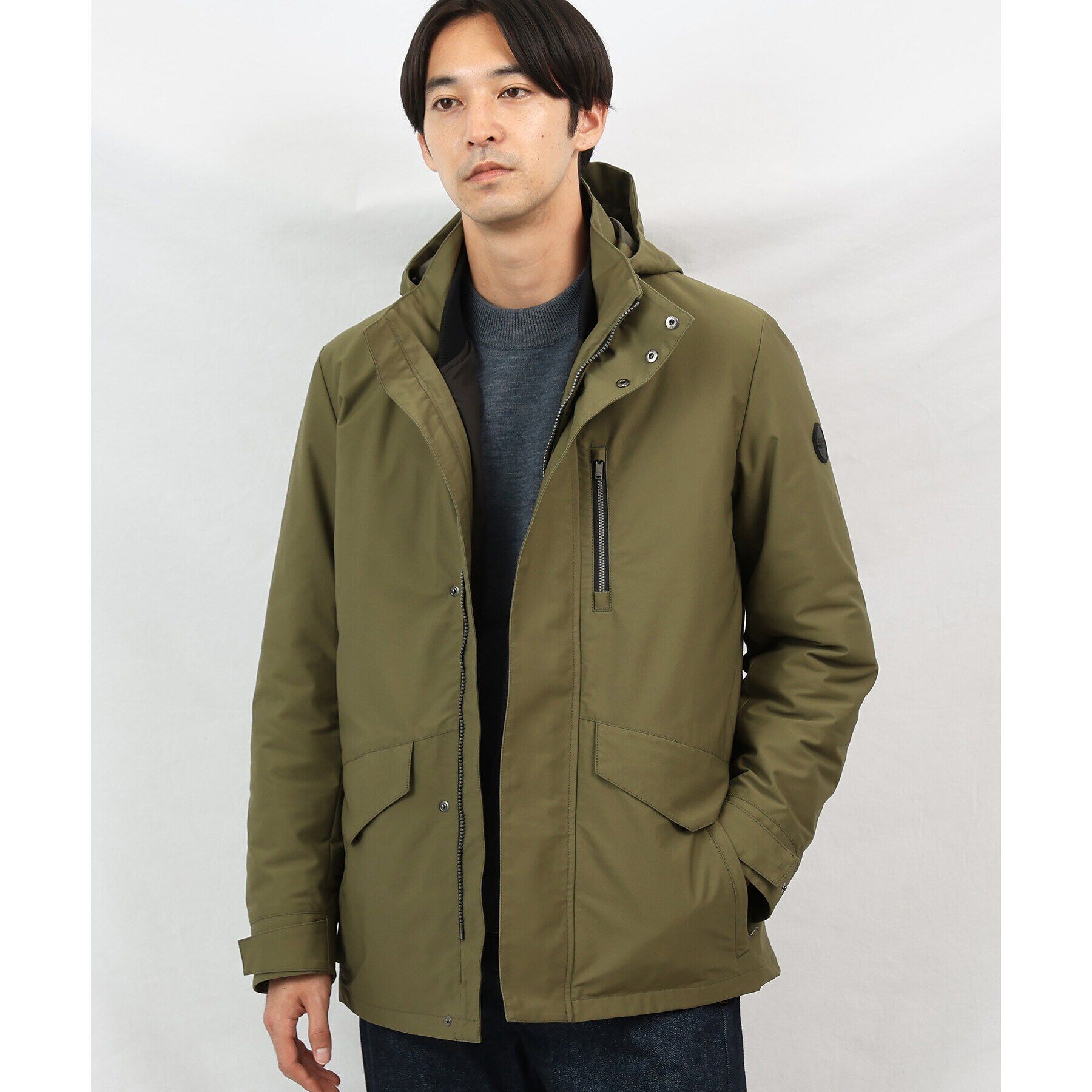 TAKEO KIKUCHI「【3WAY／撥水】ドビーメモリー ダウンライナーブルゾン」|ブルゾン・スタジャン|