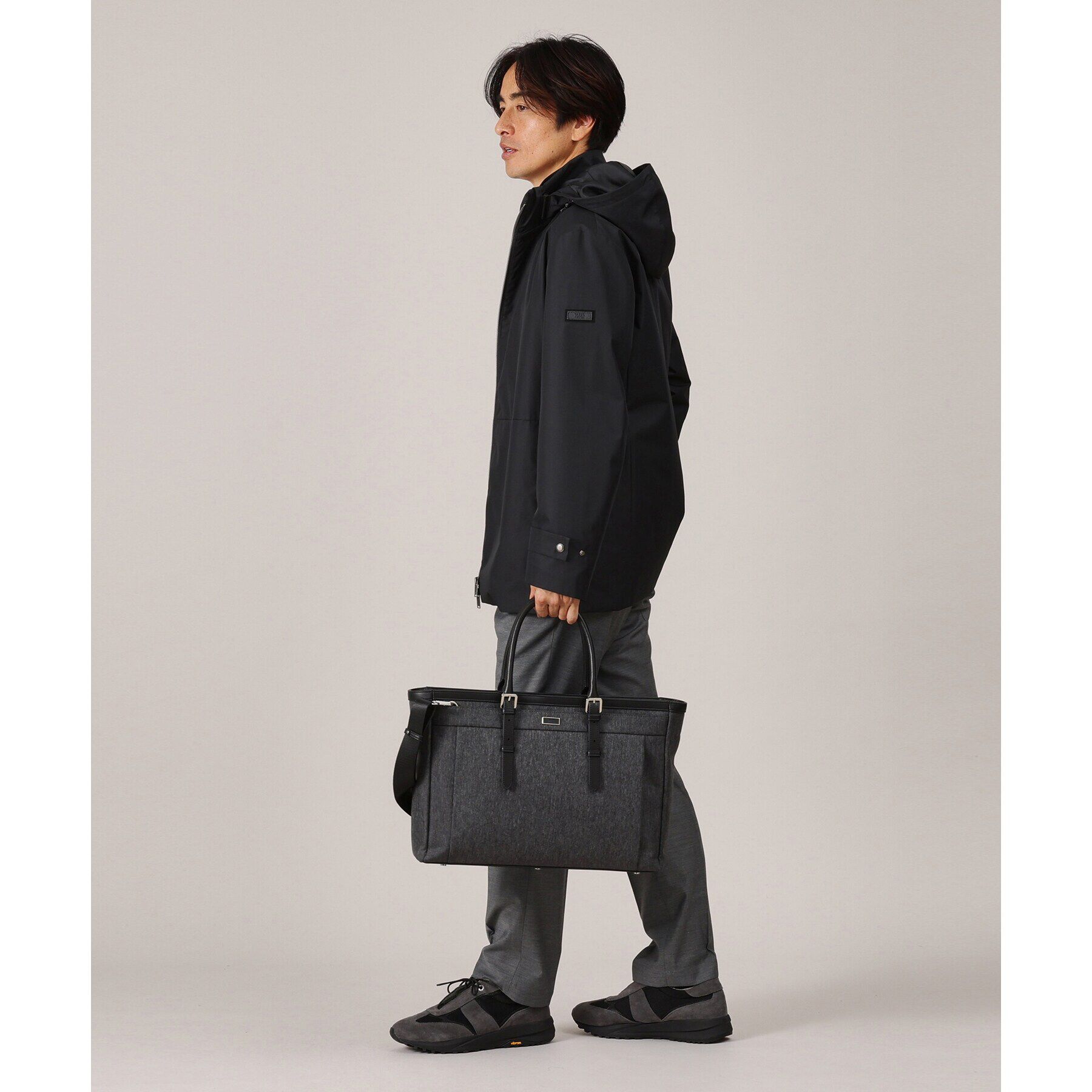 TAKEO KIKUCHI「ヘアラインスリム 横型トートバッグ」|トートバッグ|