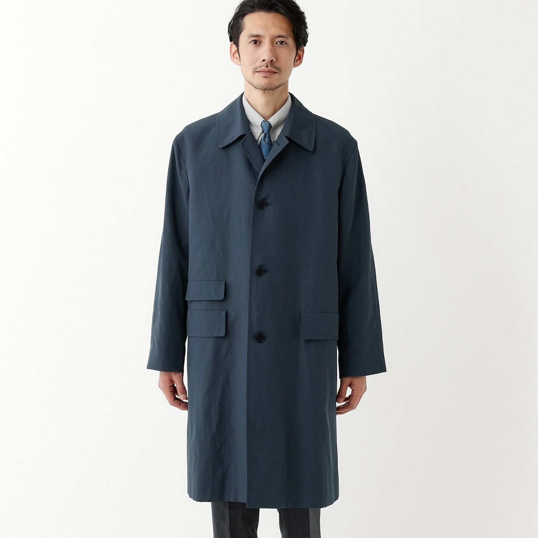 TAKEO KIKUCHI「【THE FLAGSHIP】ステンカラー スプリング コート」|ステンカラーコート|