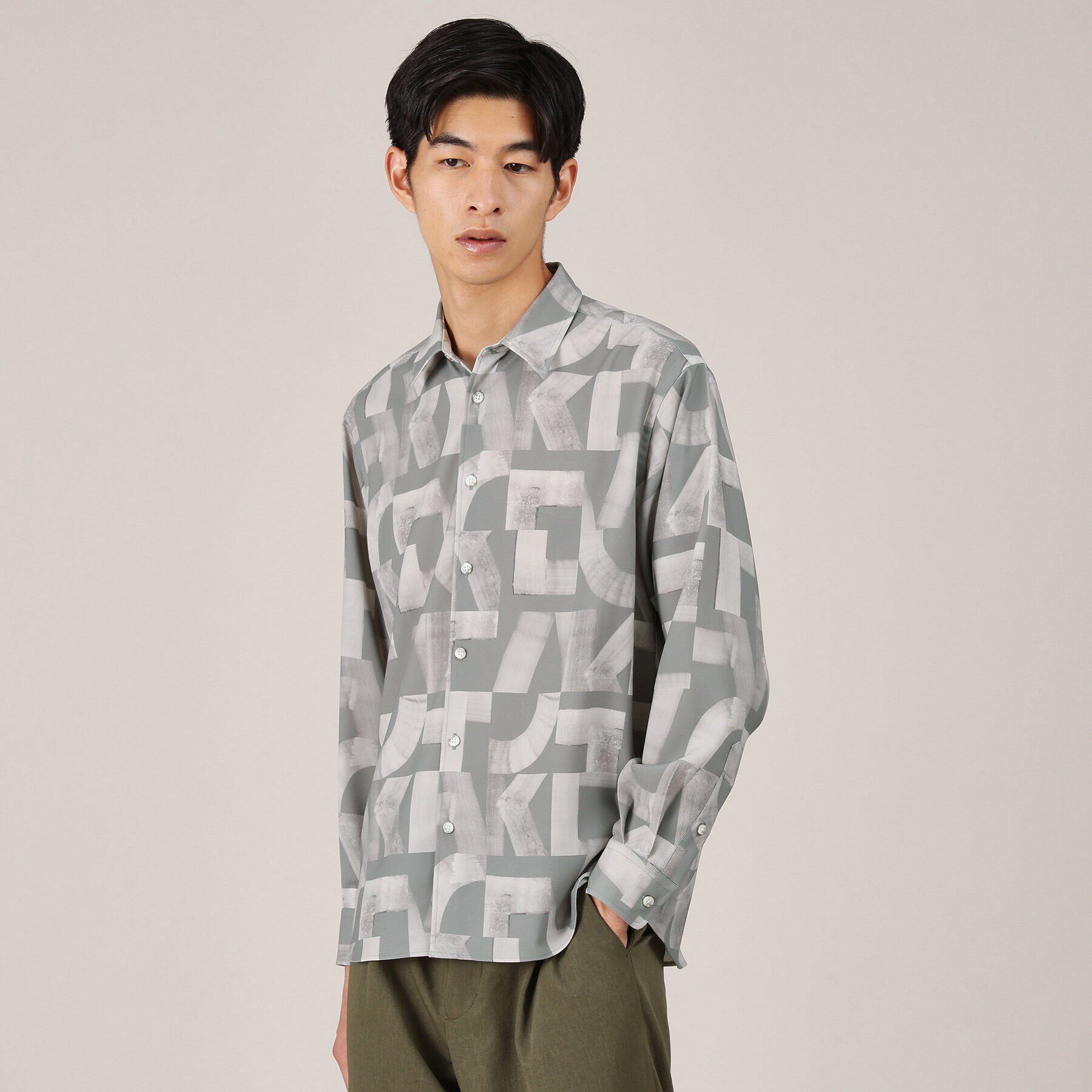 TAKEO KIKUCHI「【Made in JAPAN】スライドパズル柄 シャツ」|シャツ・ブラウス|