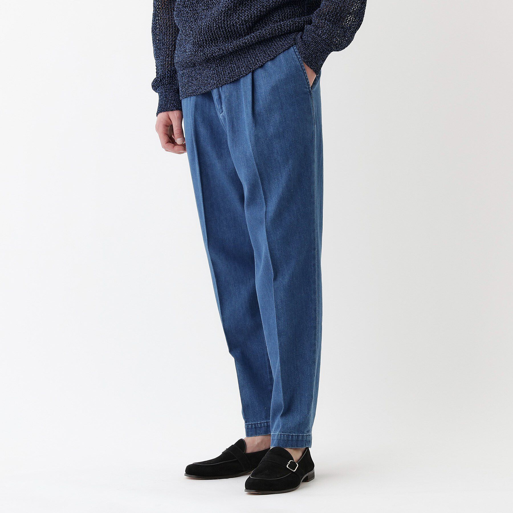 TAKEO KIKUCHI「【THE FLAGSHIP】綿キュプラウールデニム イージーパンツ」|その他|