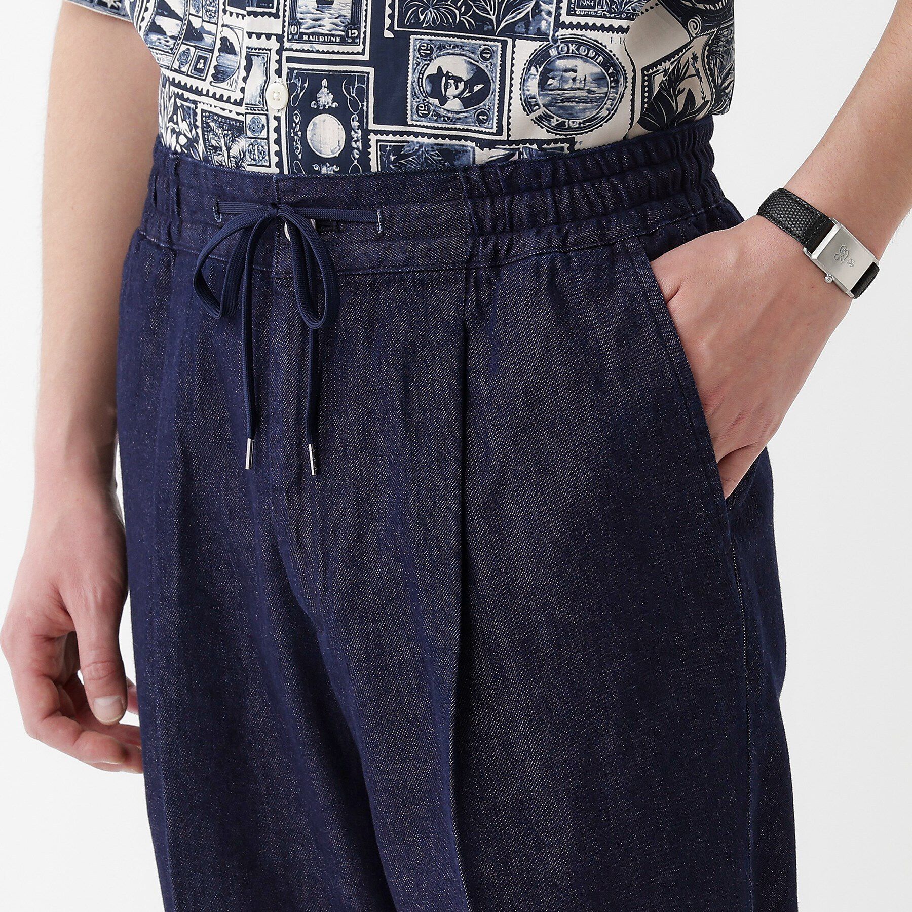 TAKEO KIKUCHI「【THE FLAGSHIP】綿キュプラウールデニム イージーパンツ」|その他|