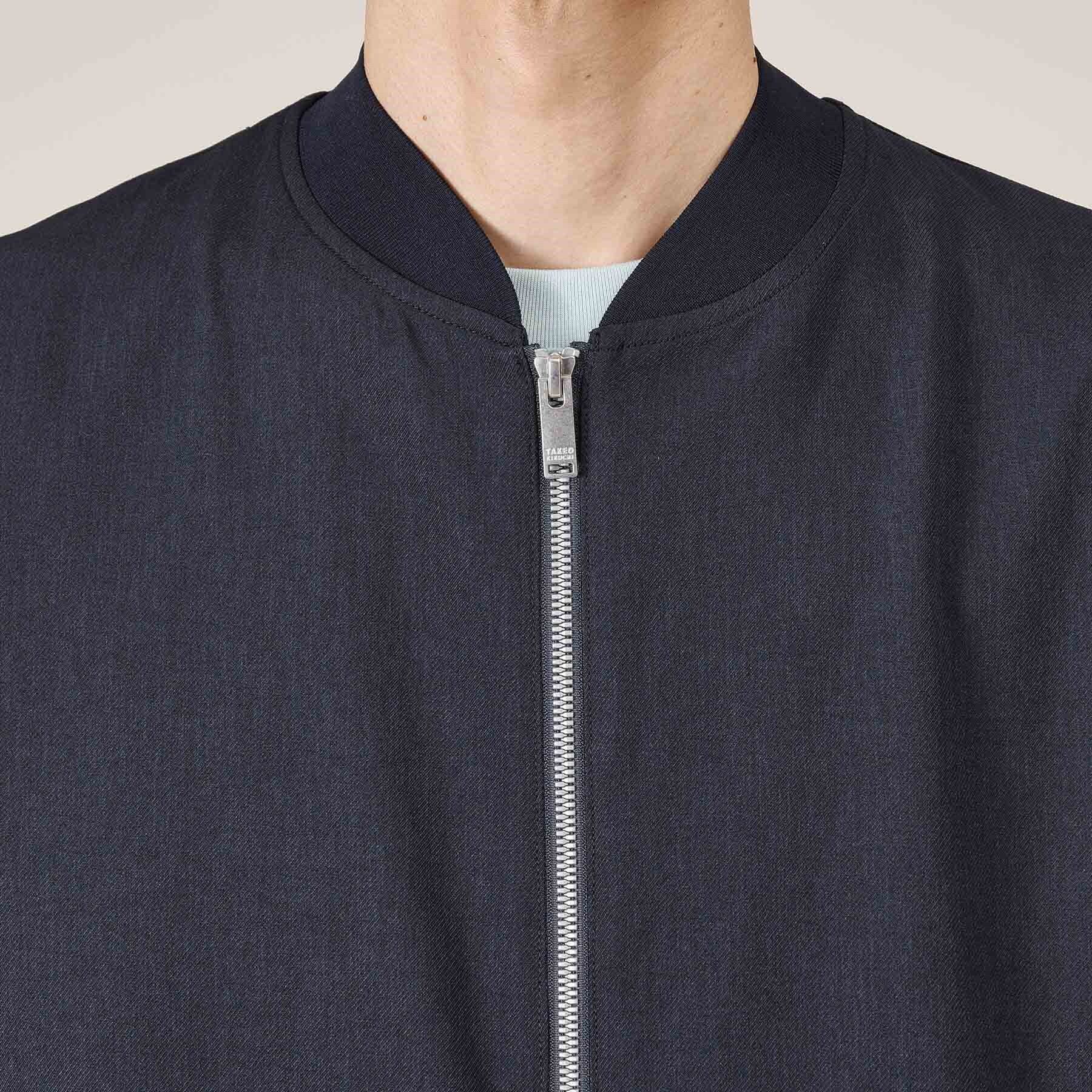 TAKEO KIKUCHI「【多機能/軽羽織】リネンライクカルゼ リブブルゾン」|ブルゾン・スタジャン|