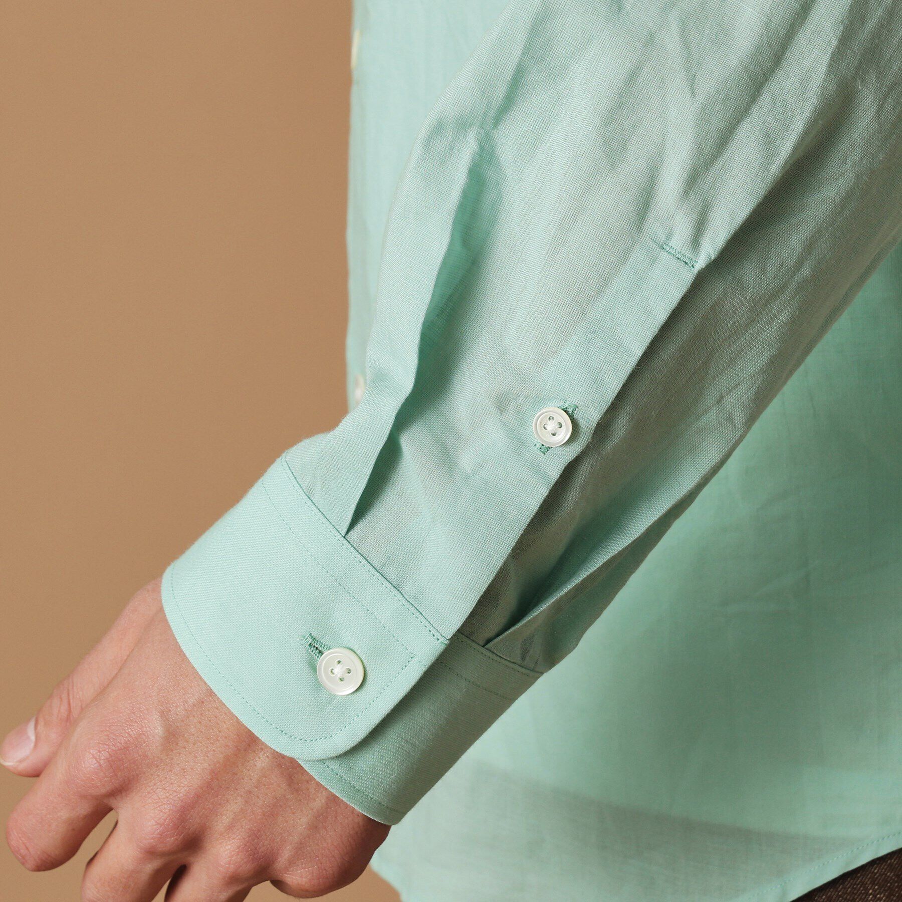 40CARATS&525「綿ラミー シアーシャツ」|シャツ・ブラウス|