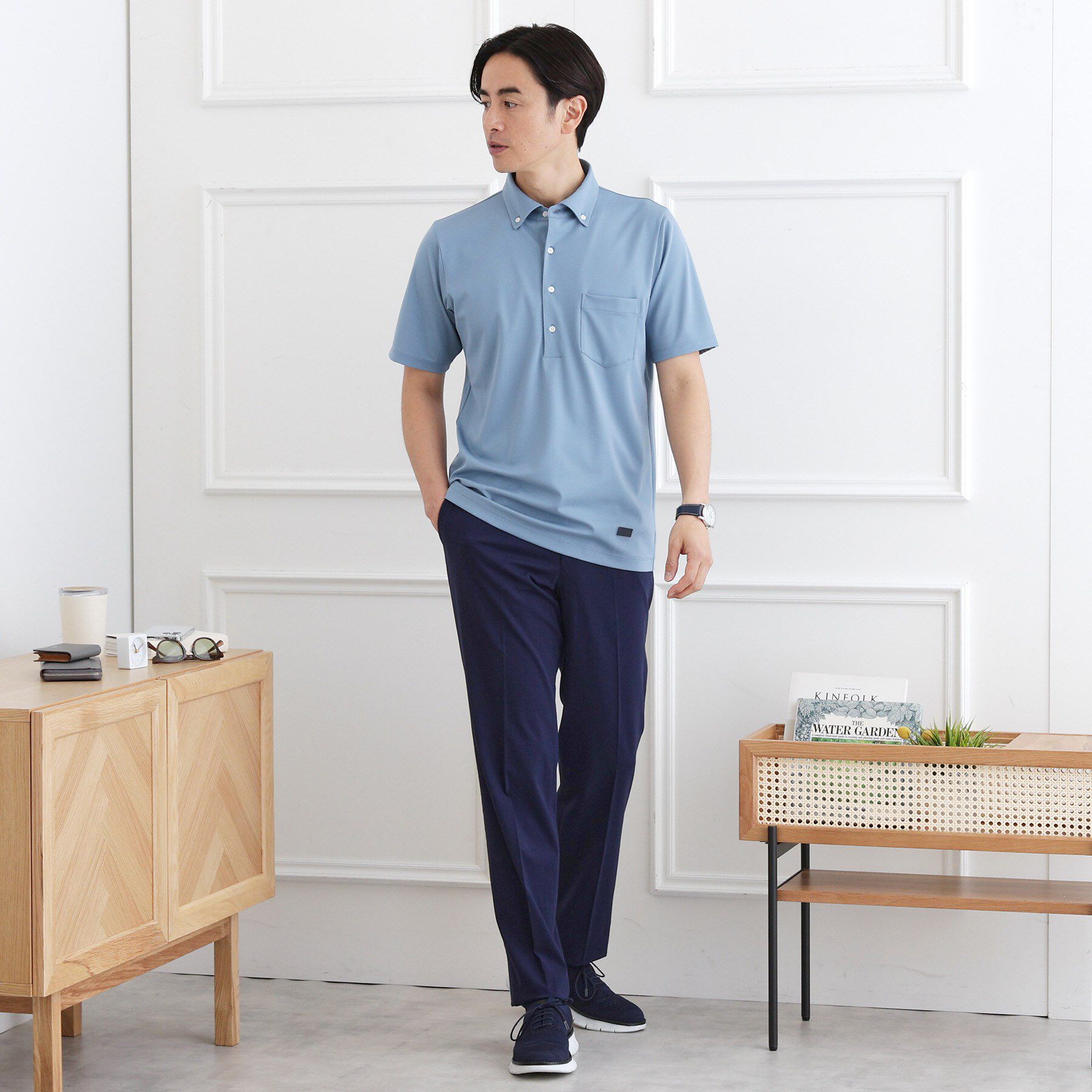 TAKEO KIKUCHI「【接触冷感/ONOFF】ビズ ポロシャツ」|ポロシャツ|