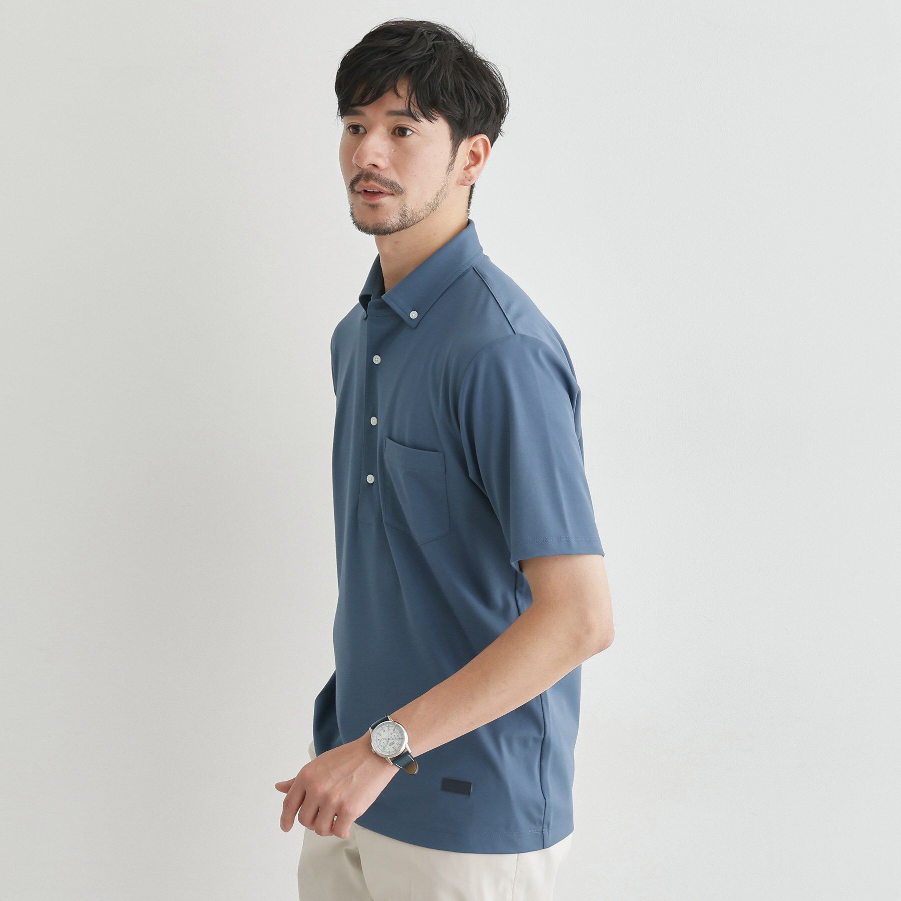 TAKEO KIKUCHI「【接触冷感/ONOFF】ビズ ポロシャツ」|ポロシャツ|