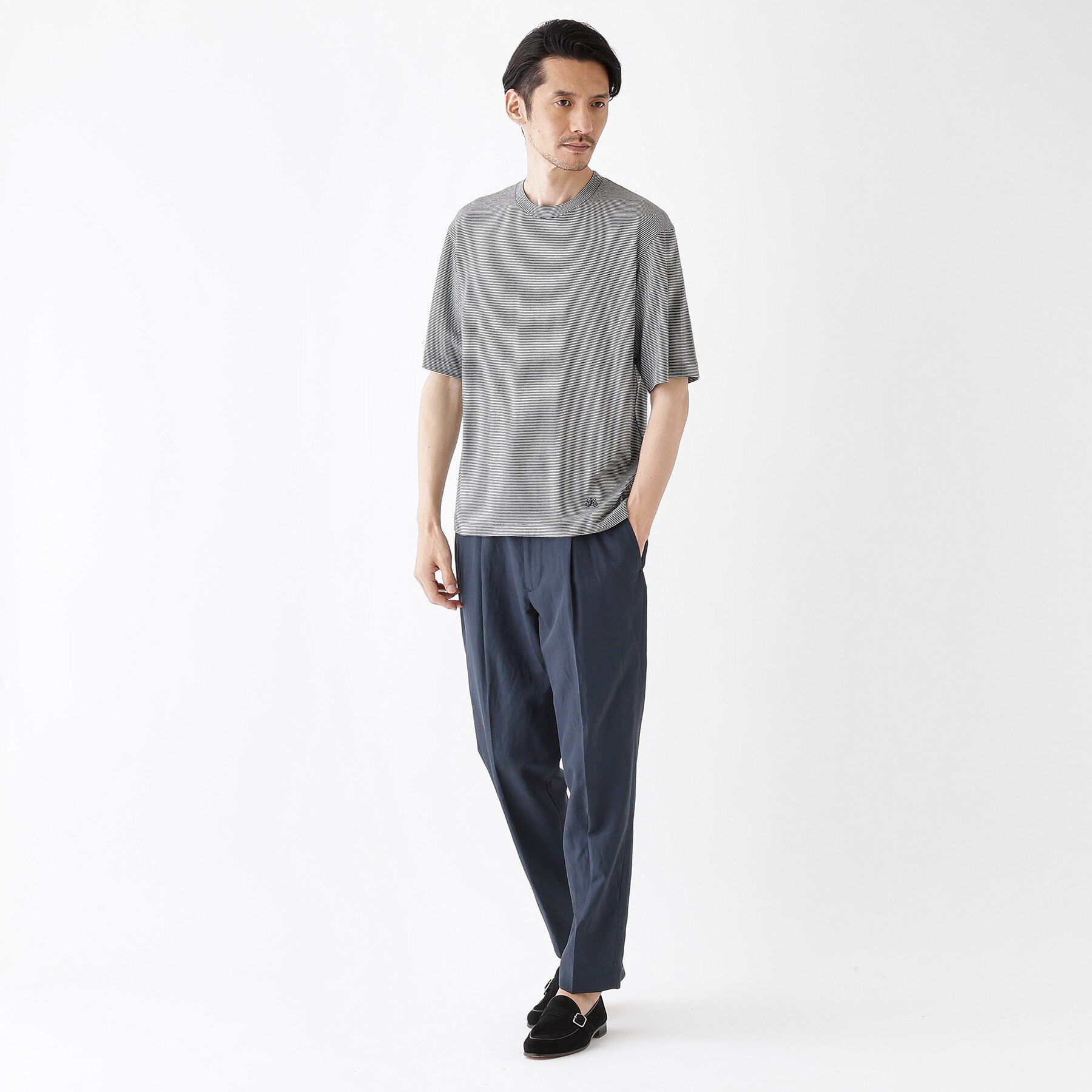 TAKEO KIKUCHI「【THE FLAGSHIP】メリノウール天竺Tシャツ」|Tシャツ・カットソー|