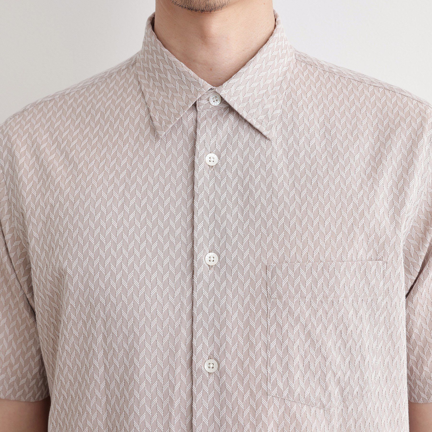 TAKEO KIKUCHI「【播州織り】ドビーストレッチシャツ」|シャツ・ブラウス|