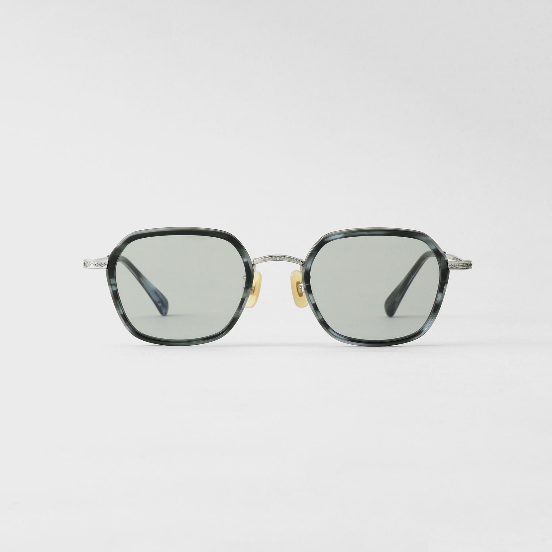 TAKEO KIKUCHI「【TAKEO KIKUCHI &times; THE BEDFORD HOTEL】インナーセルフレーム サングラ」|メガネ|ブルー(593)