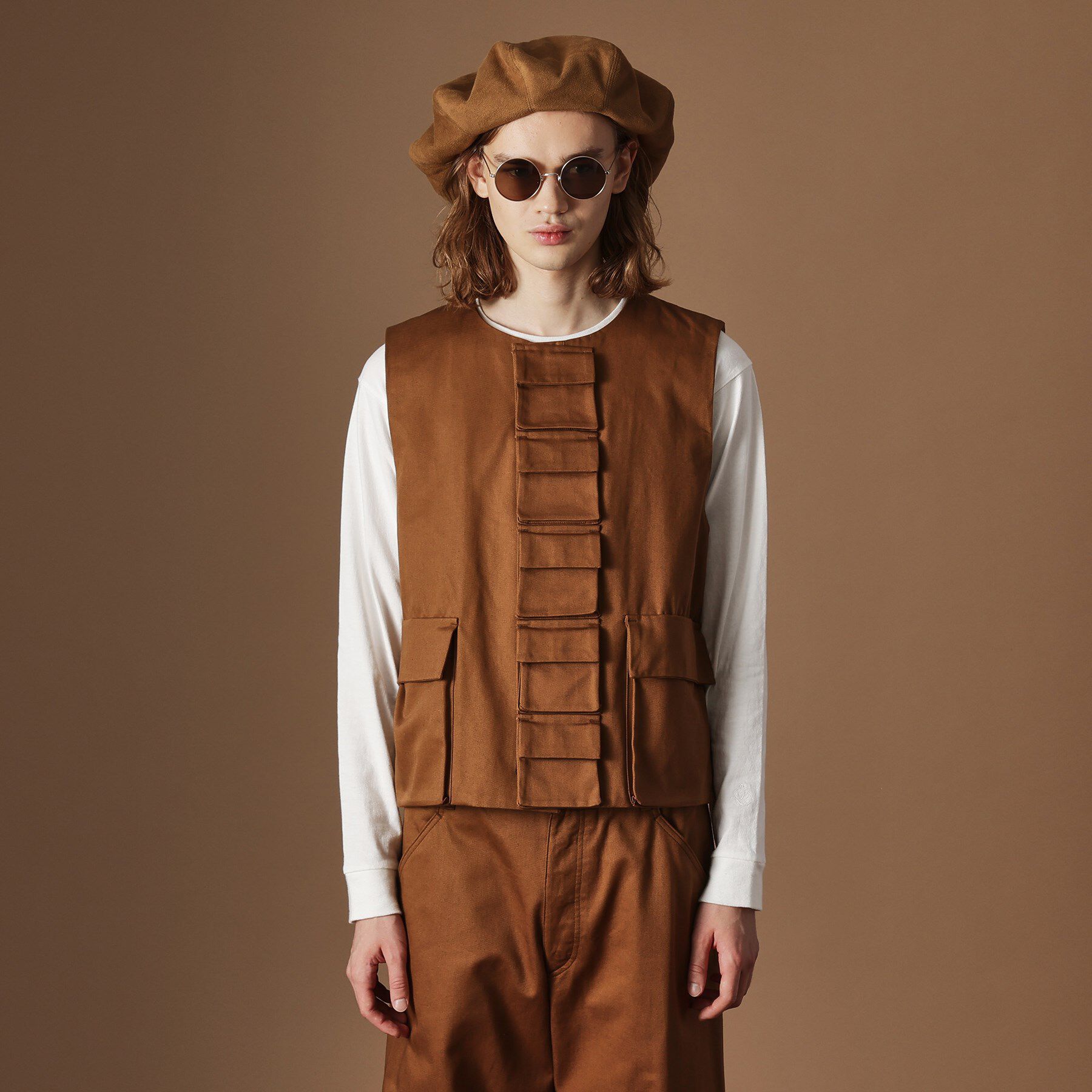 40CARATS&525「【Sサイズ～】多ポケットユーティリティべスト」|ベスト・ジレ|