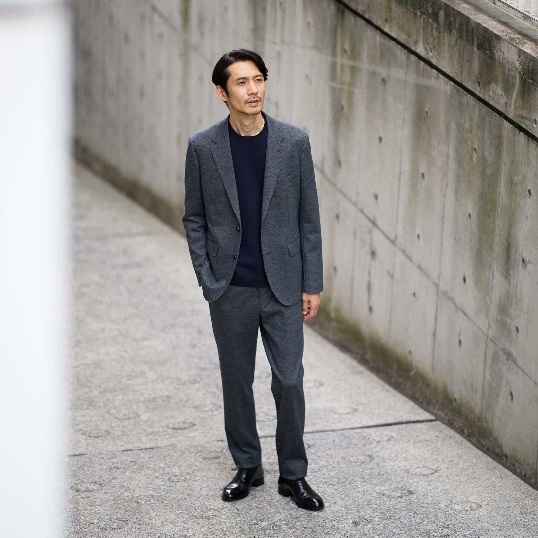 TAKEO KIKUCHI「【Sサイズ～】尾州織 ピンヘッドムリネ ジャケット」|スーツ|