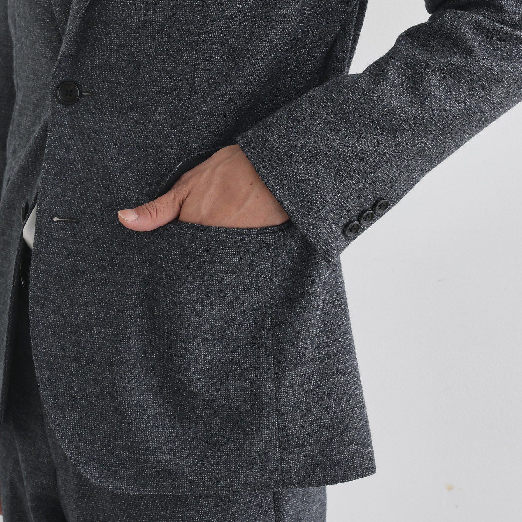 TAKEO KIKUCHI「【Sサイズ～】尾州織 ピンヘッドムリネ ジャケット」|スーツ|