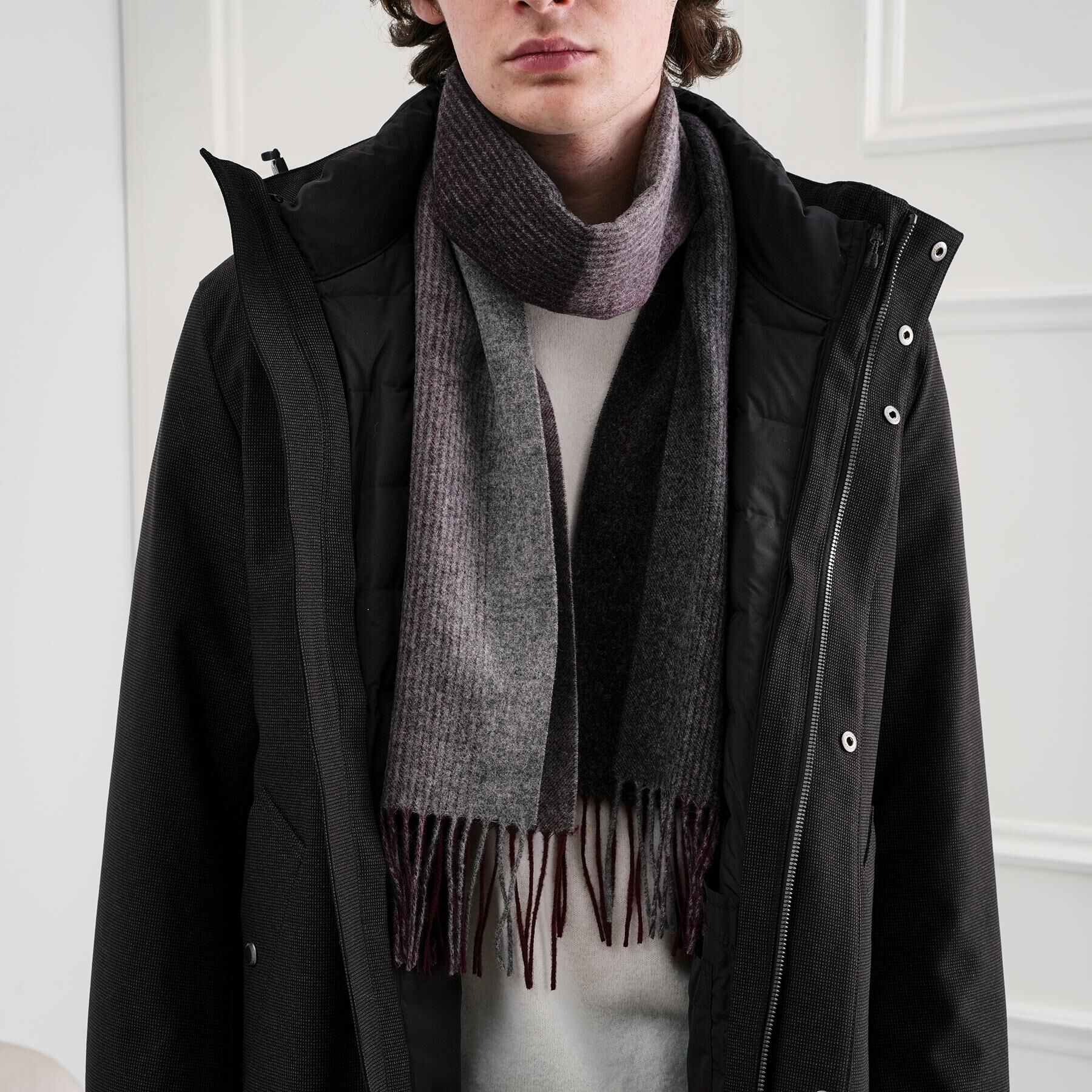 TAKEO KIKUCHI「【洗えるウールカシミヤ】グラデーションマフラー」|ストール|