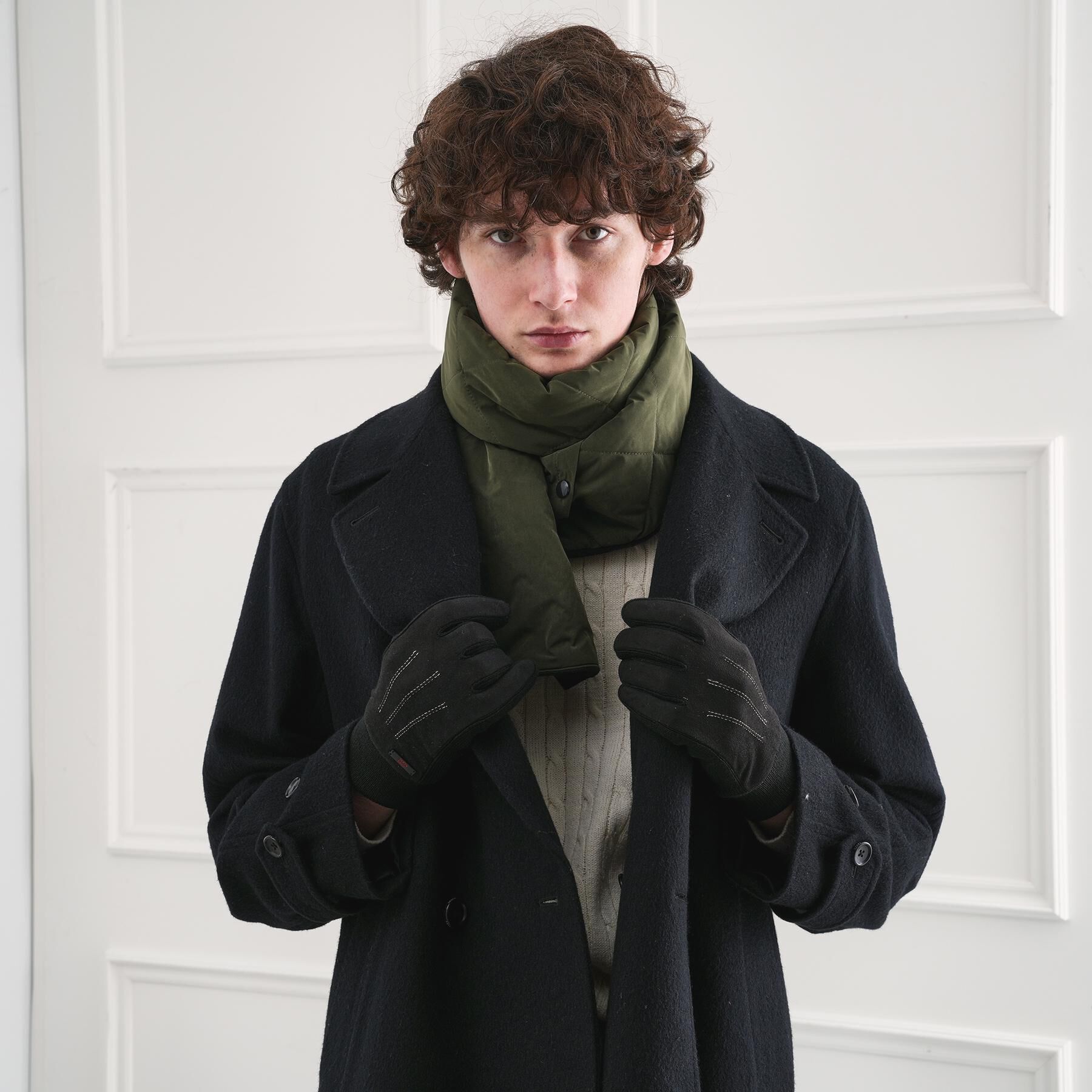 TAKEO KIKUCHI「中綿マフラーベスト」|ストール|