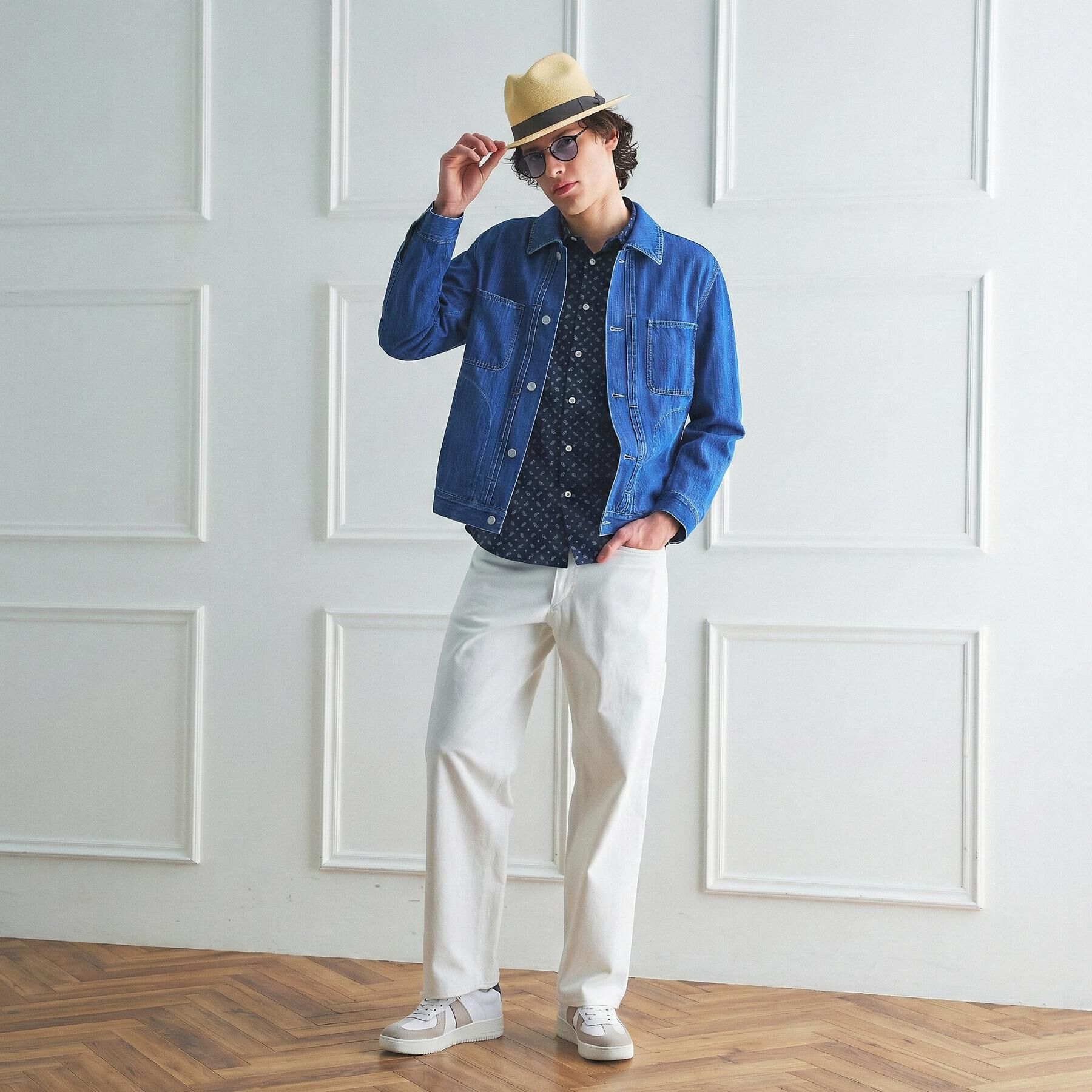 TAKEO KIKUCHI「【BOWLER HAT LABEL】レザースニーカー」|スニーカー|