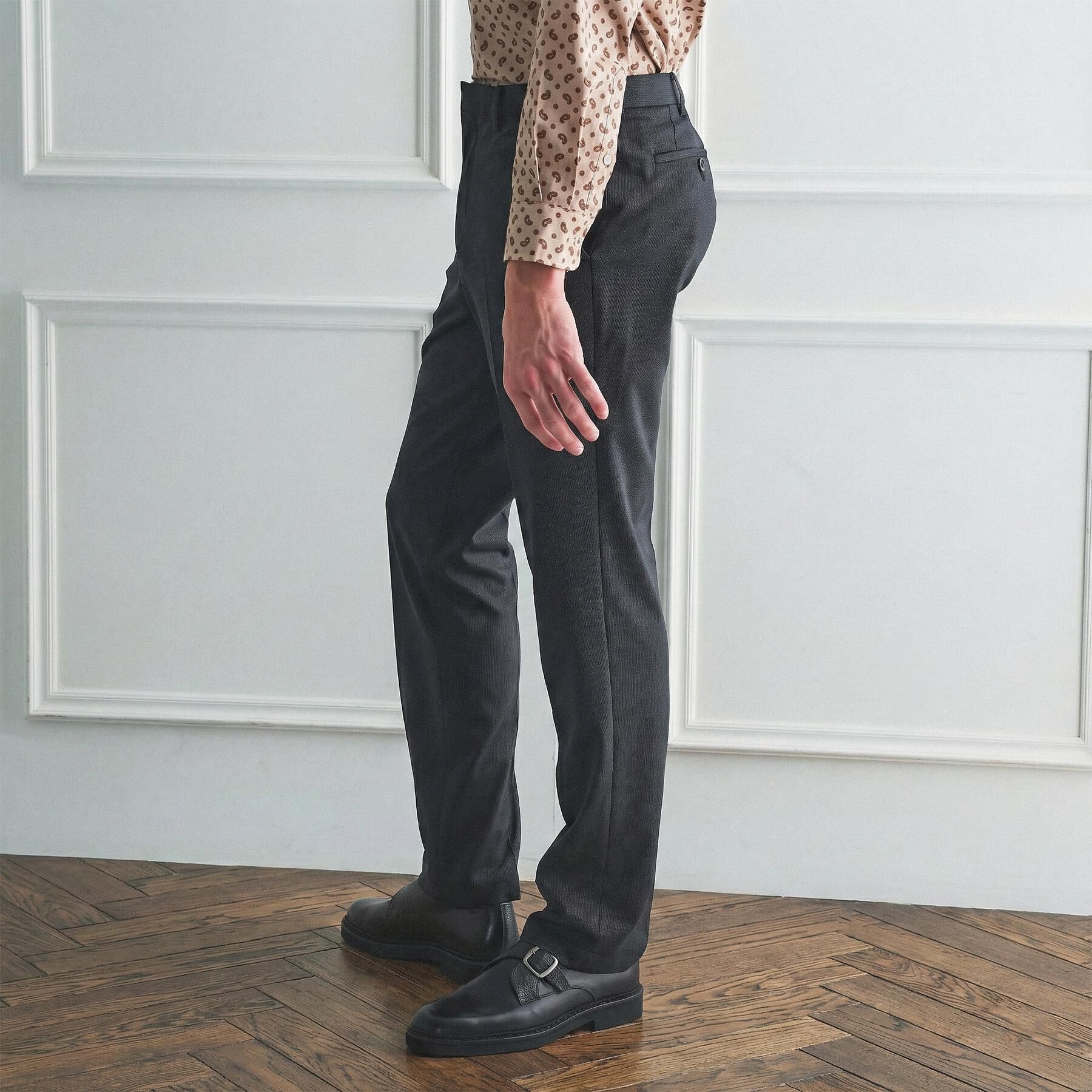 TAKEO KIKUCHI「【BOWLER HAT LABEL】ピンヘッドジャージ スラックス」|その他|