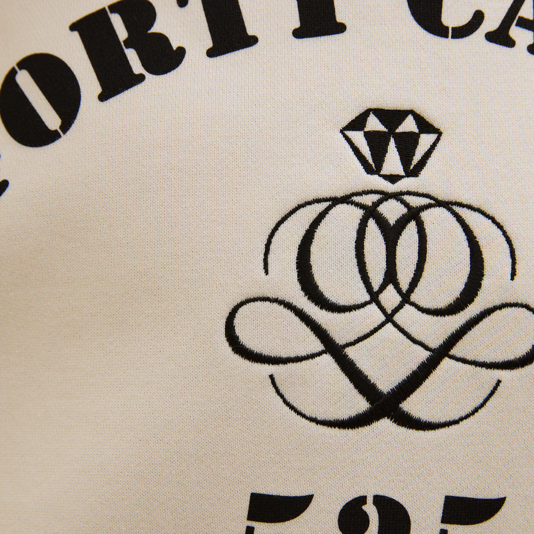 40CARATS&525「カレッジ風オフタートルジャージ」|パーカー|