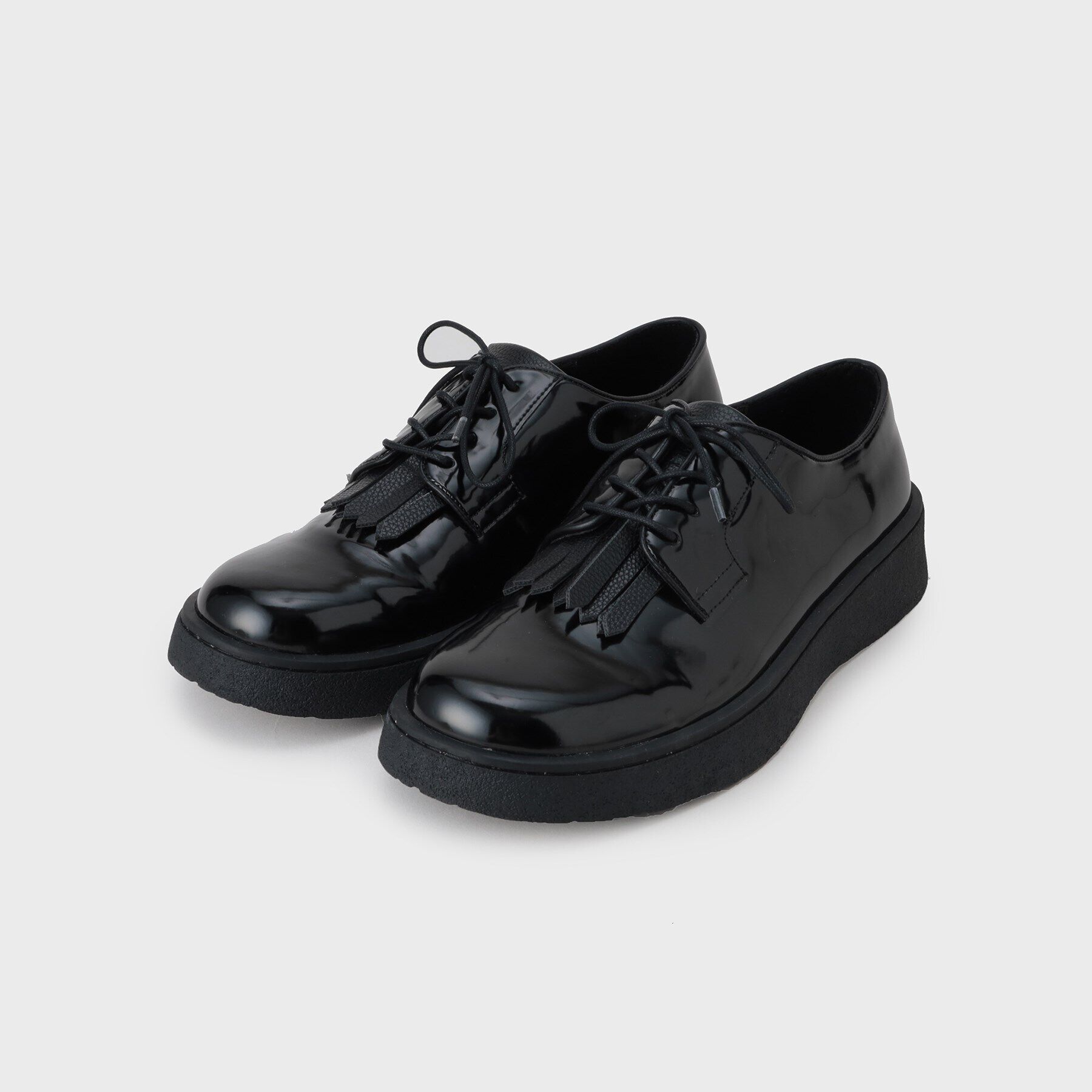 tk.TAKEO KIKUCHI「2WAYラバーライクソールシューズ」|その他|ブラック(119)