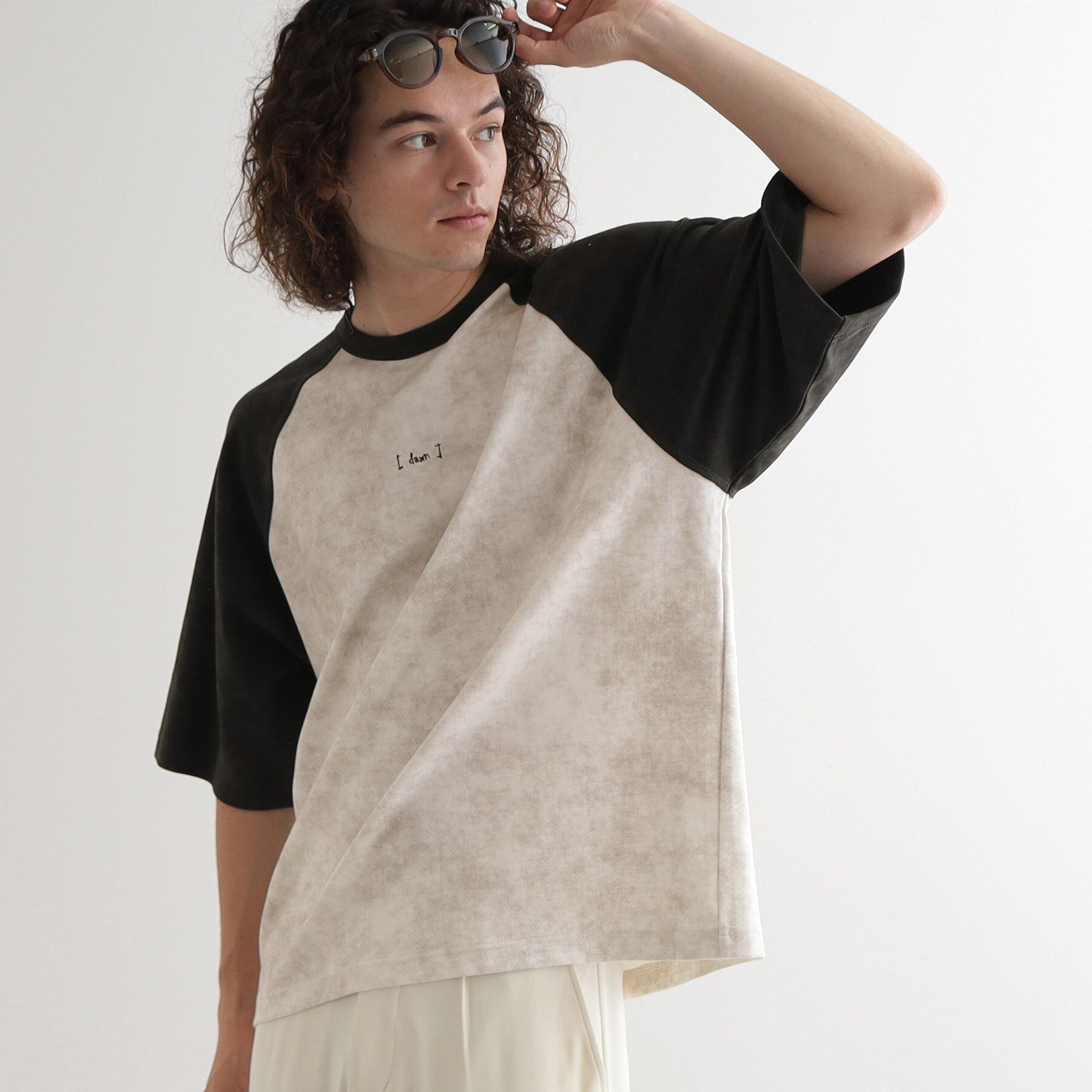 tk.TAKEO KIKUCHI「ヴィンテージライクラグランTシャツ」|Tシャツ・カットソー|