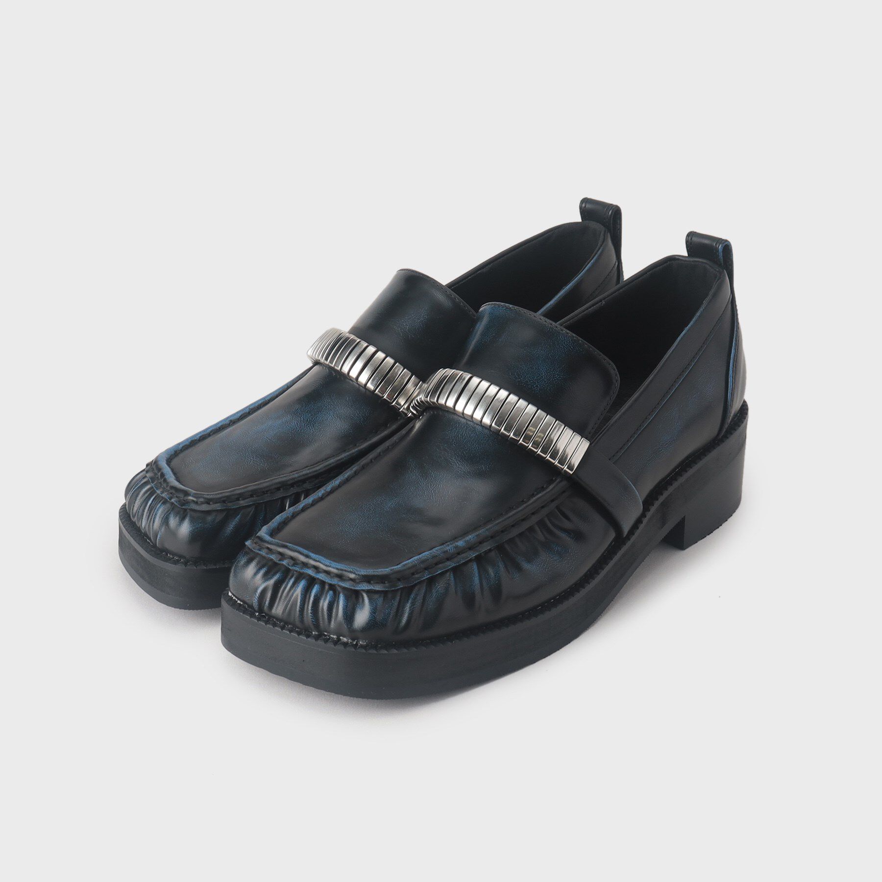 tk.TAKEO KIKUCHI「カラーローファー」|ビジネス・ドレスシューズ|ブルー(092)