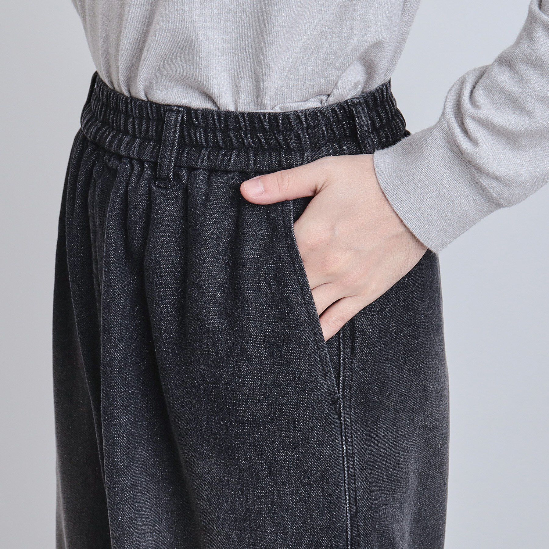 tk.TAKEO KIKUCHI「【上下2点セット】デニムブルゾン＋ワイドデニムパンツ」|スーツ|