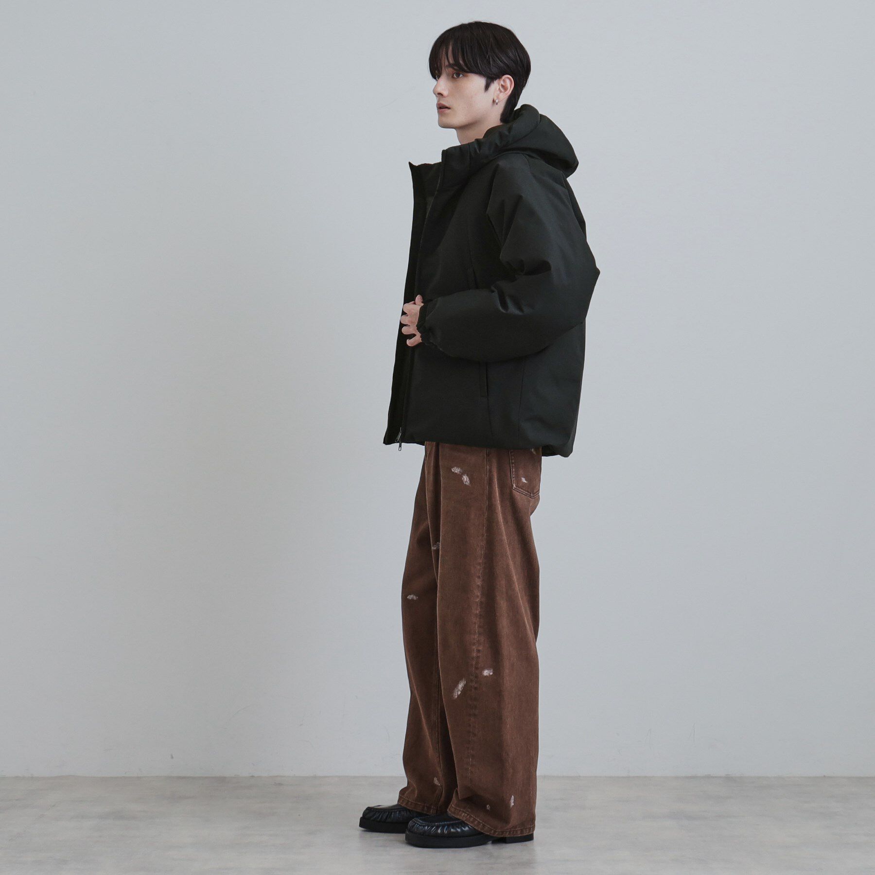 tk.TAKEO KIKUCHI「【撥水】フーデットインシュレーションブルゾン」|ブルゾン・スタジャン|