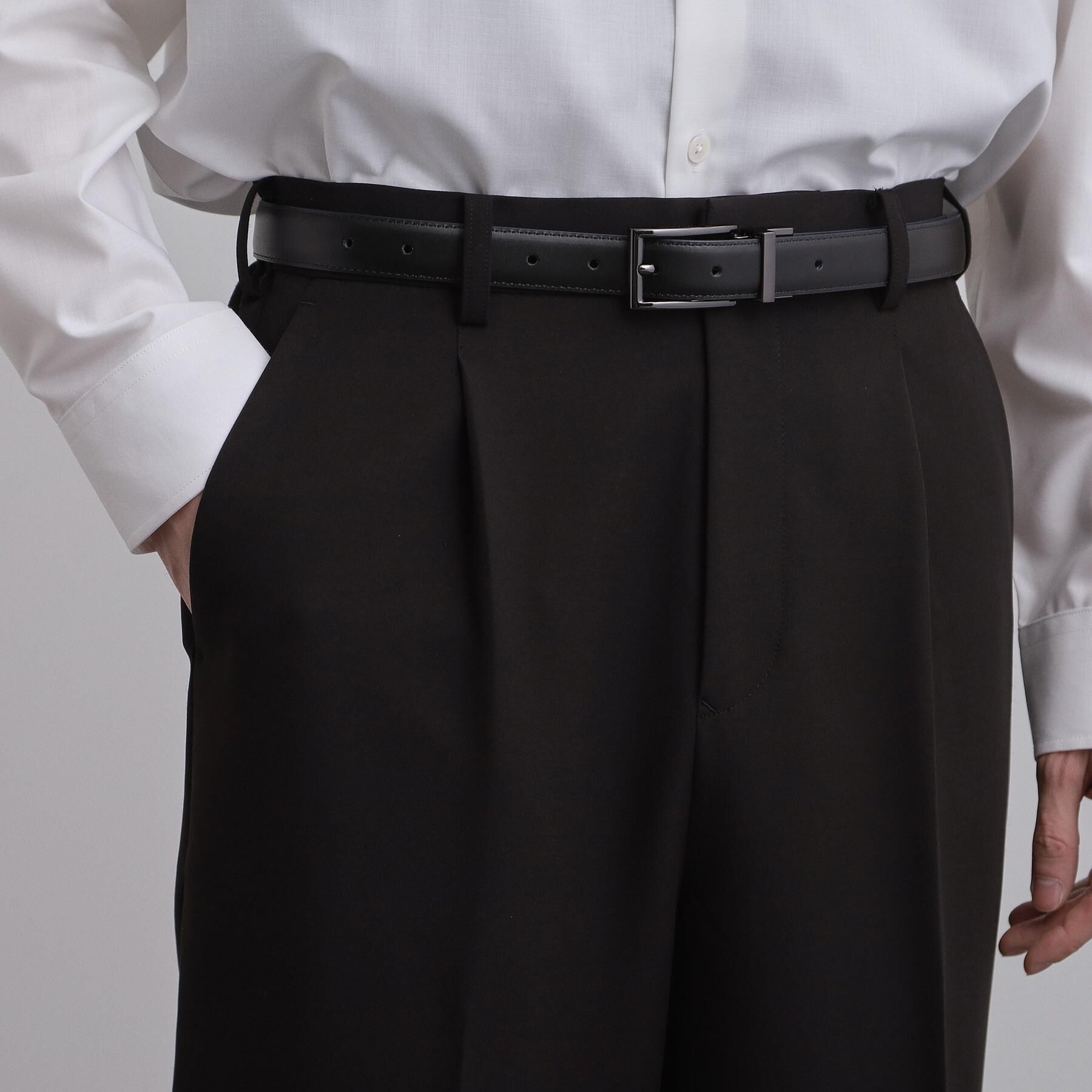 tk.TAKEO KIKUCHI「【２WAY】リバーシブルナローベルト」|ベルト|