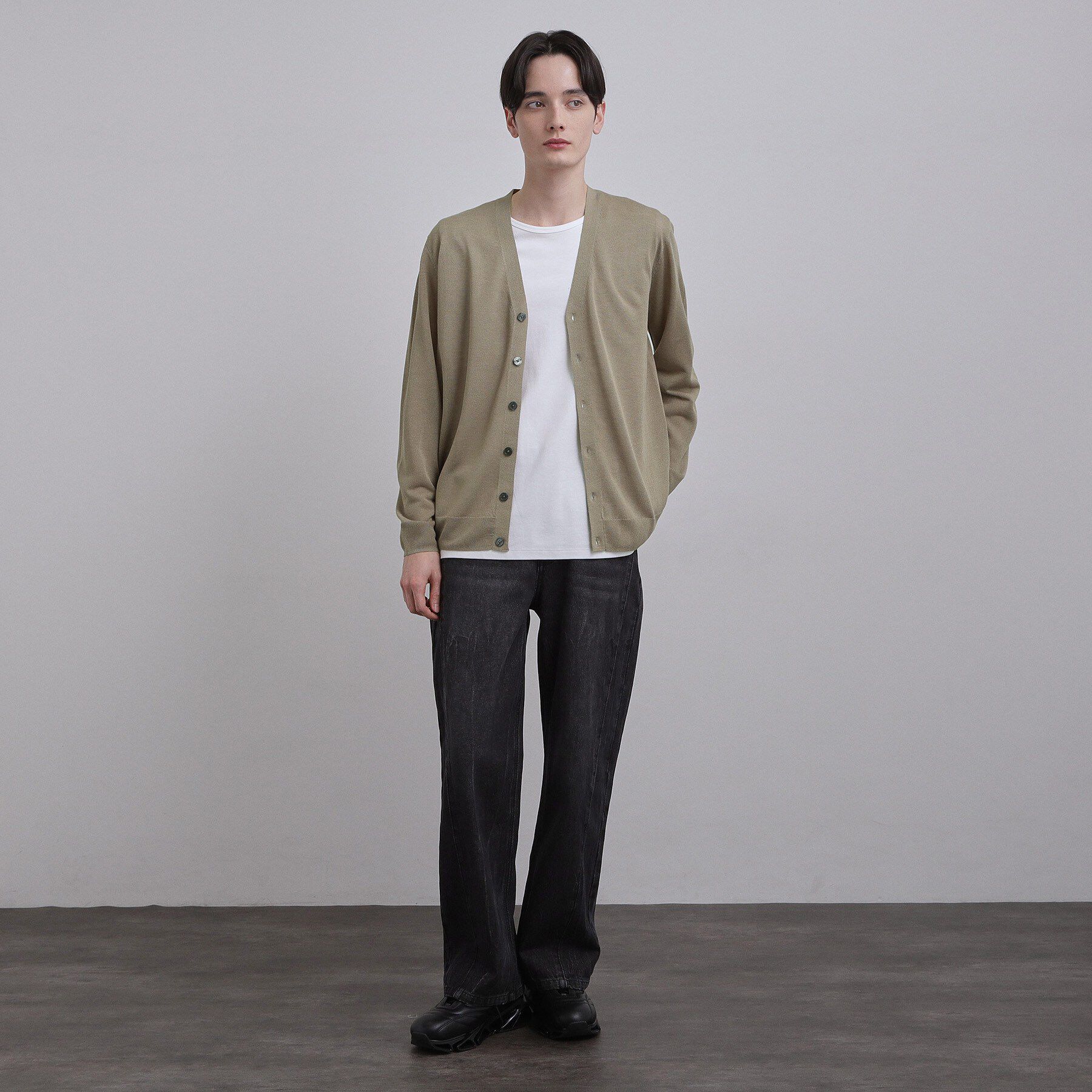 tk.TAKEO KIKUCHI「Vネックニットカーディガン」|カーディガン|